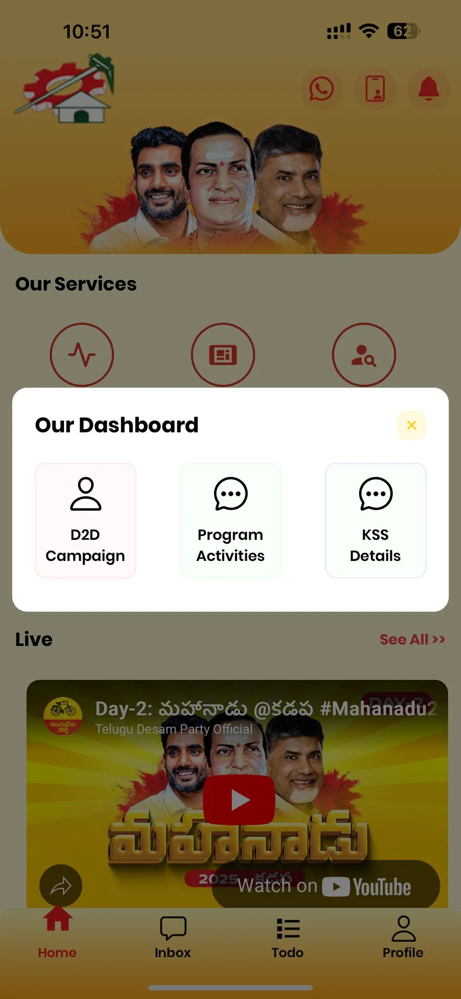MyTDP | Indus Appstore | Screenshot
