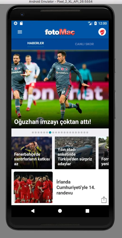 FOTOMAÇ–Son dakika spor haberl | Indus Appstore | Screenshot