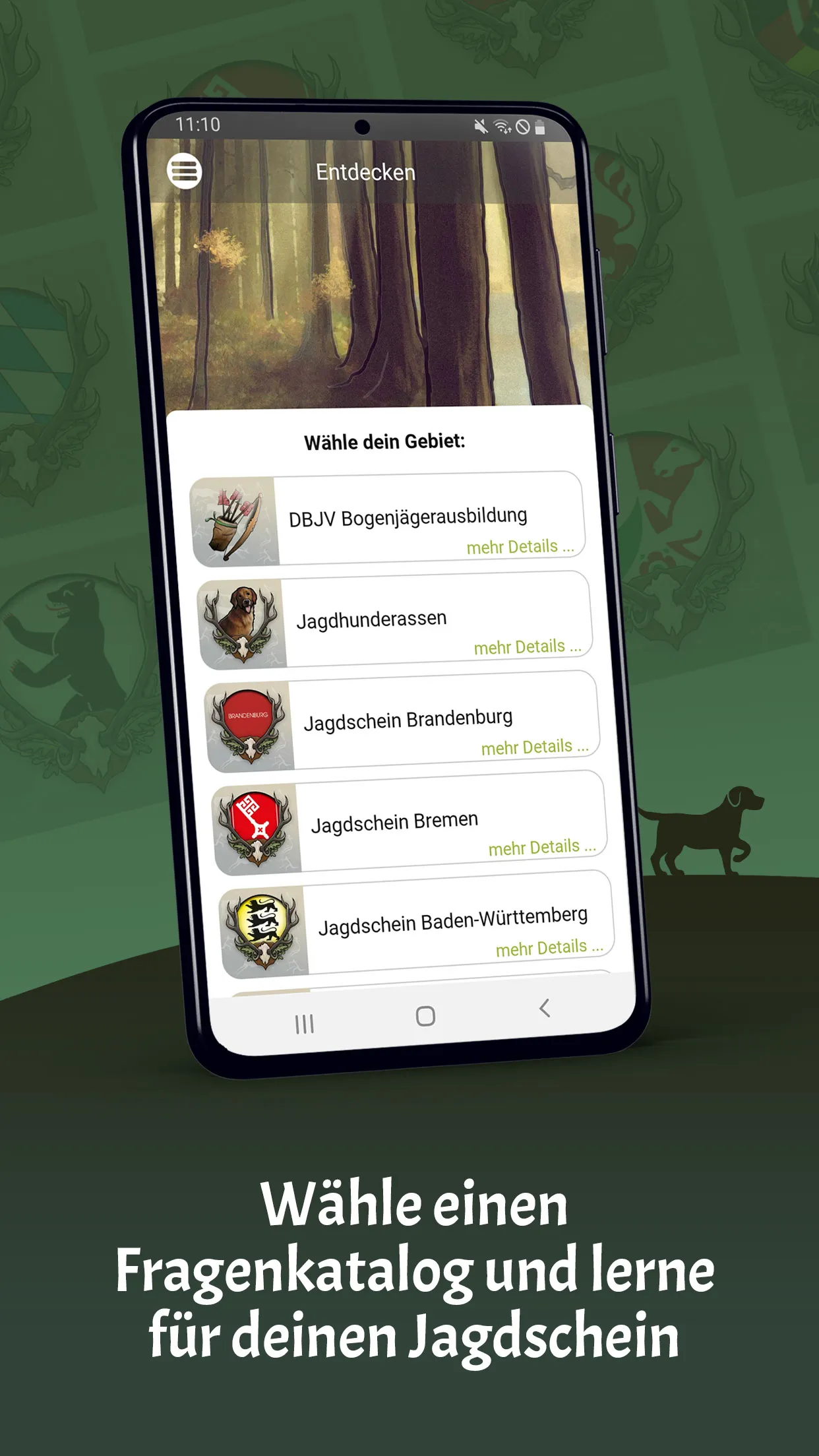 Büffeln Jagdscheine | Indus Appstore | Screenshot