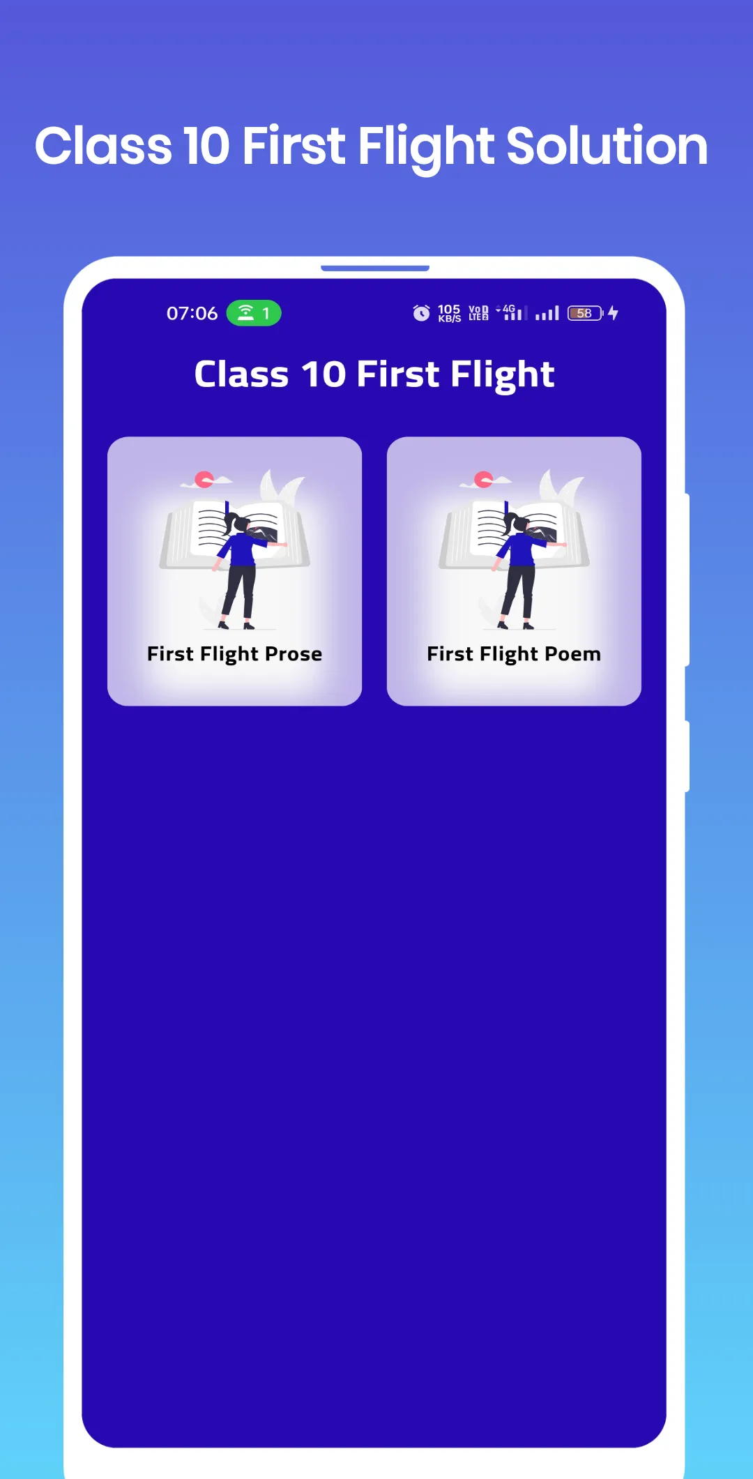 Class 10 First Flight Solution | Indus Appstore | Screenshot