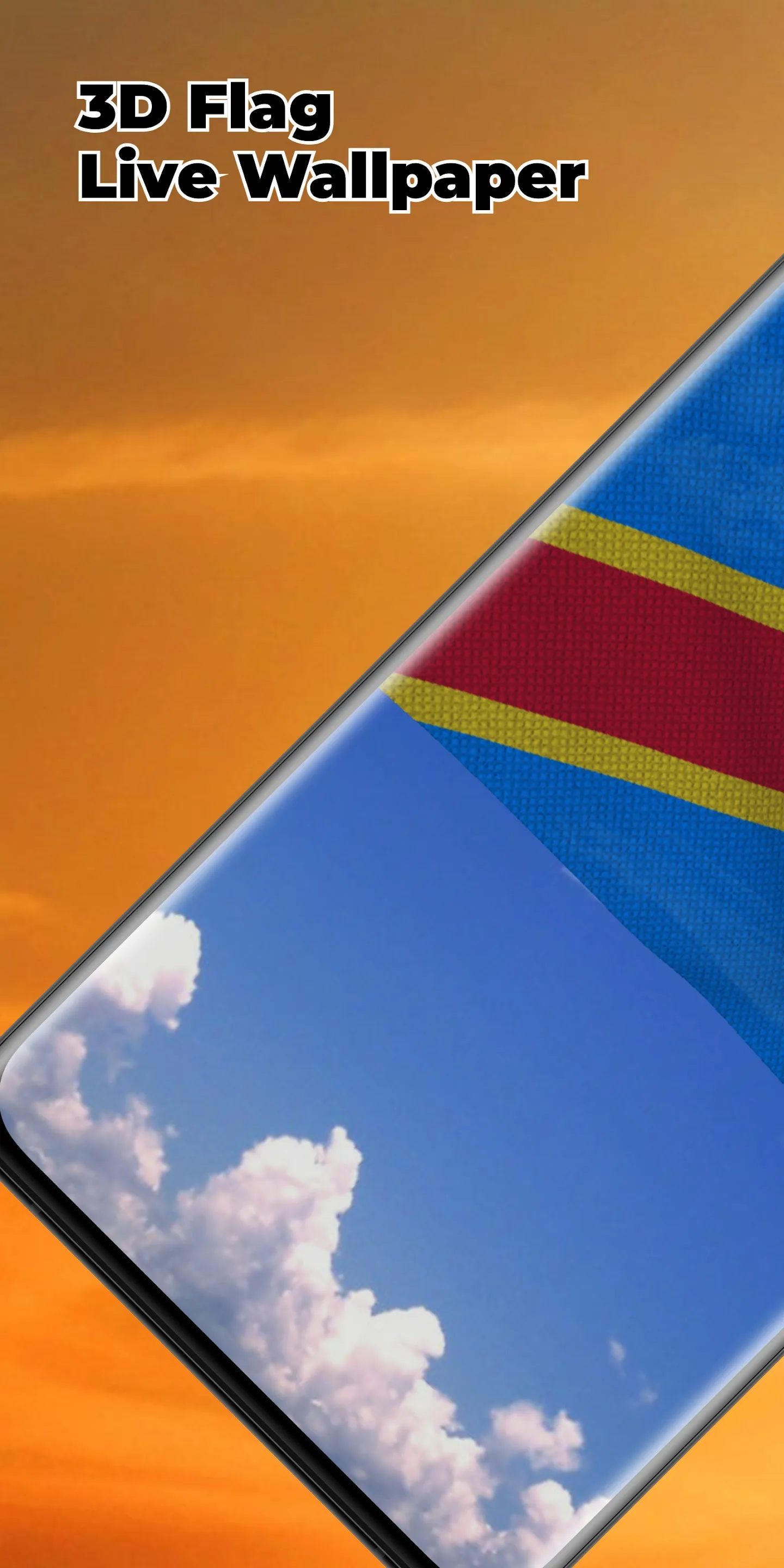 DR Congo Flag Live Wallpaper | Indus Appstore | Screenshot