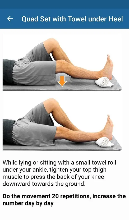 Meniscus Exercises | Indus Appstore | Screenshot