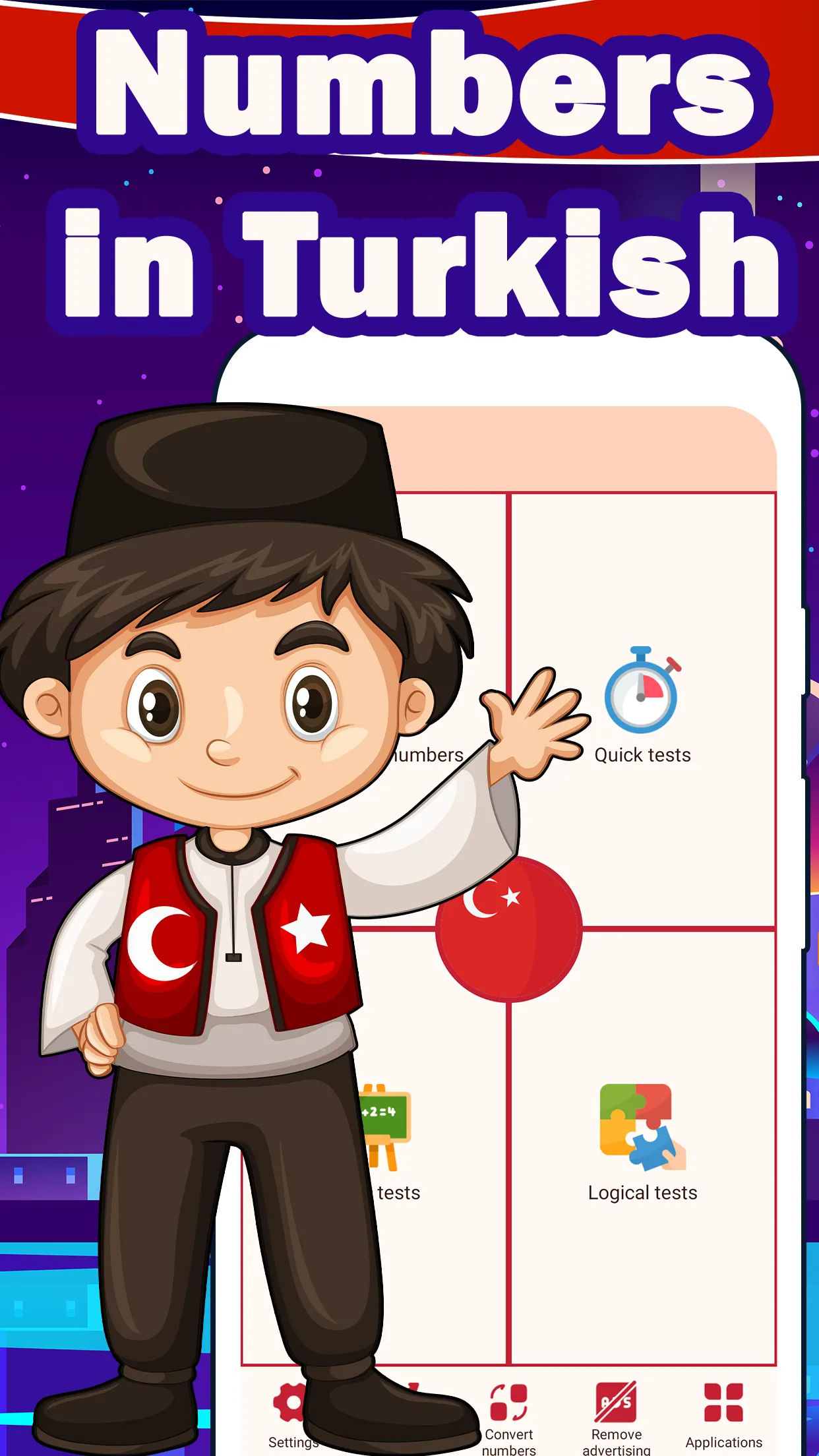 Numbers in Turkish language | Indus Appstore | Screenshot