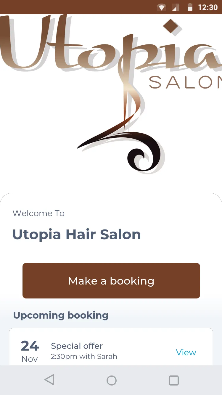 Utopia Hair Salon | Indus Appstore | Screenshot