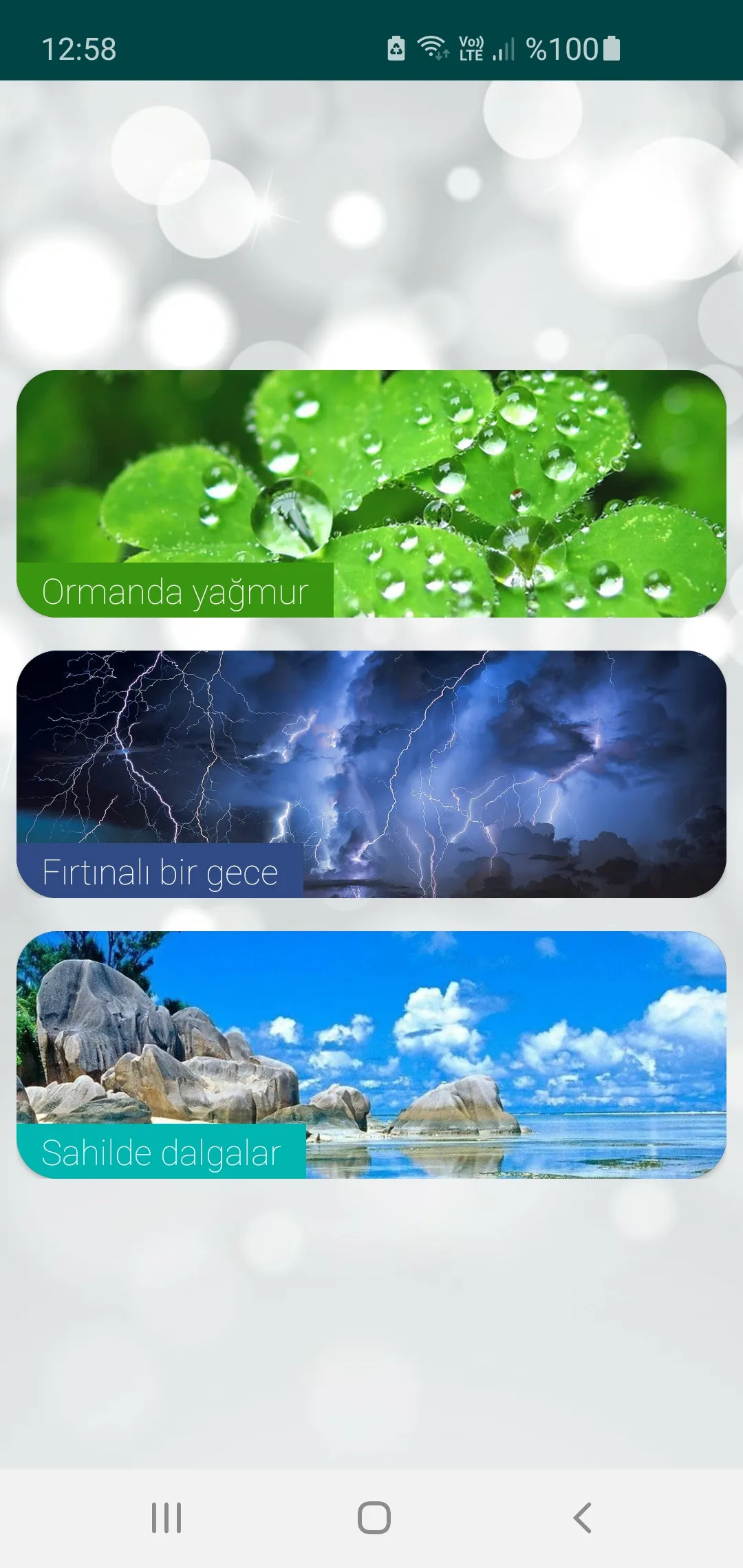 Rain Sounds | Indus Appstore | Screenshot