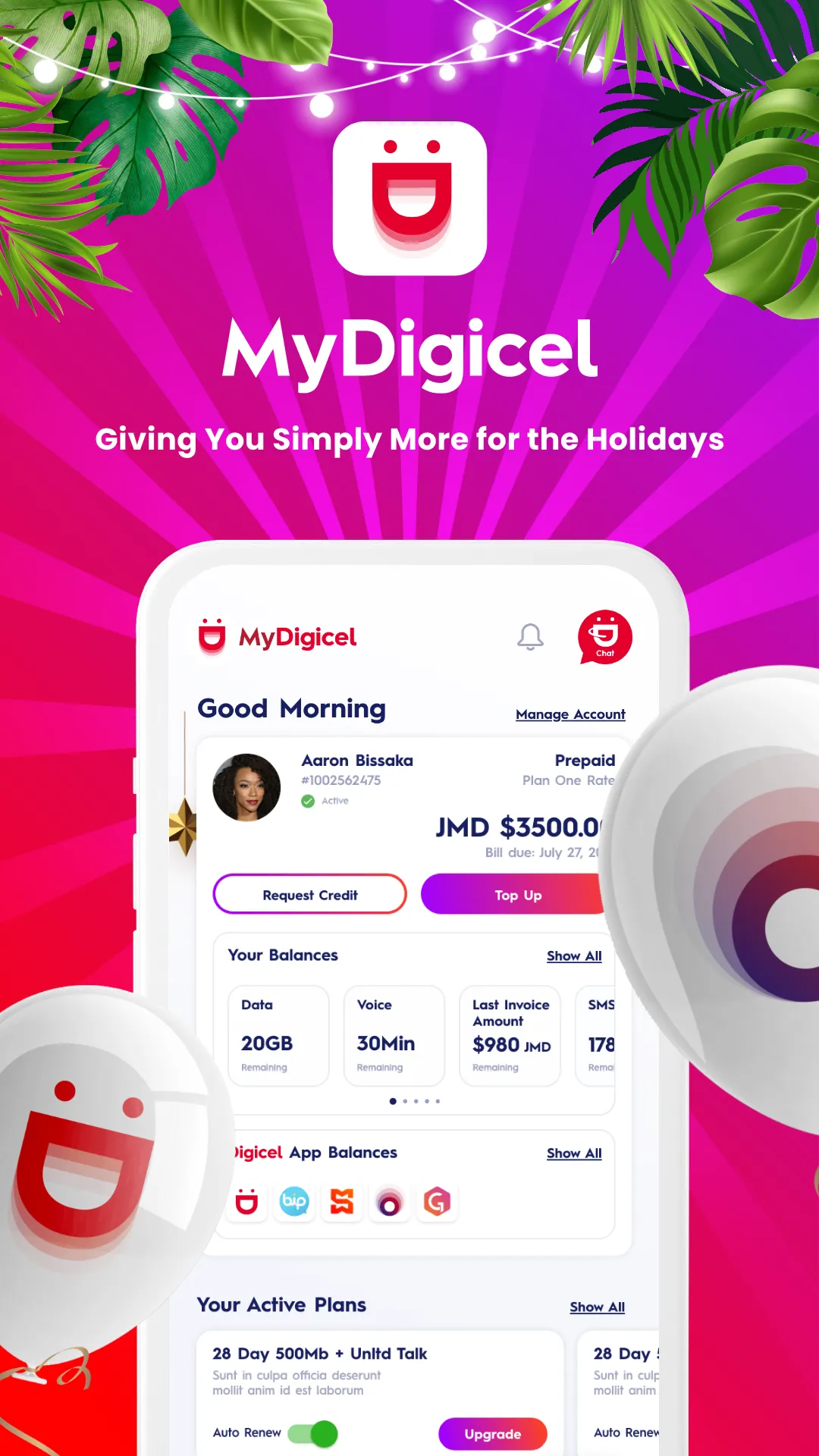 MyDigicel | Indus Appstore | Screenshot