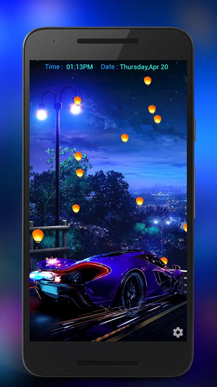 Car Live Lock Screen | Indus Appstore | Screenshot