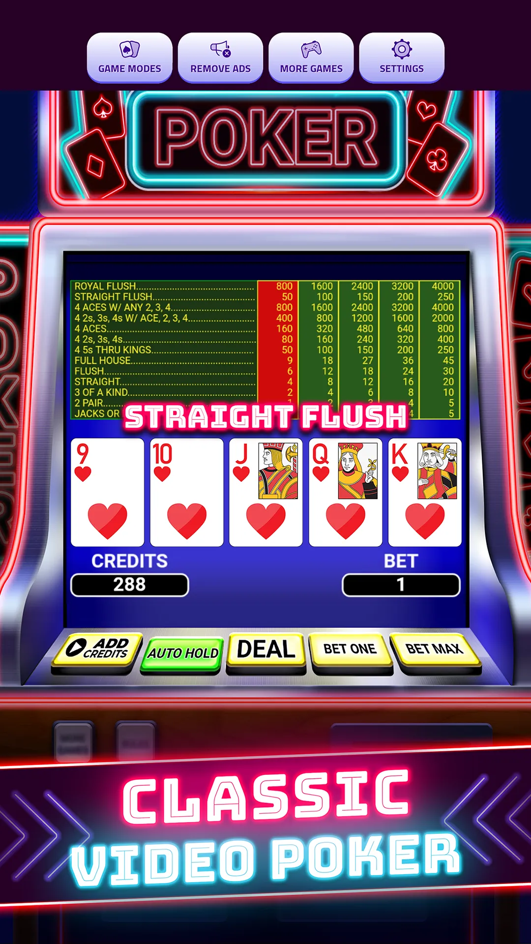 Video Poker - Casino Card Game | Indus Appstore | Screenshot