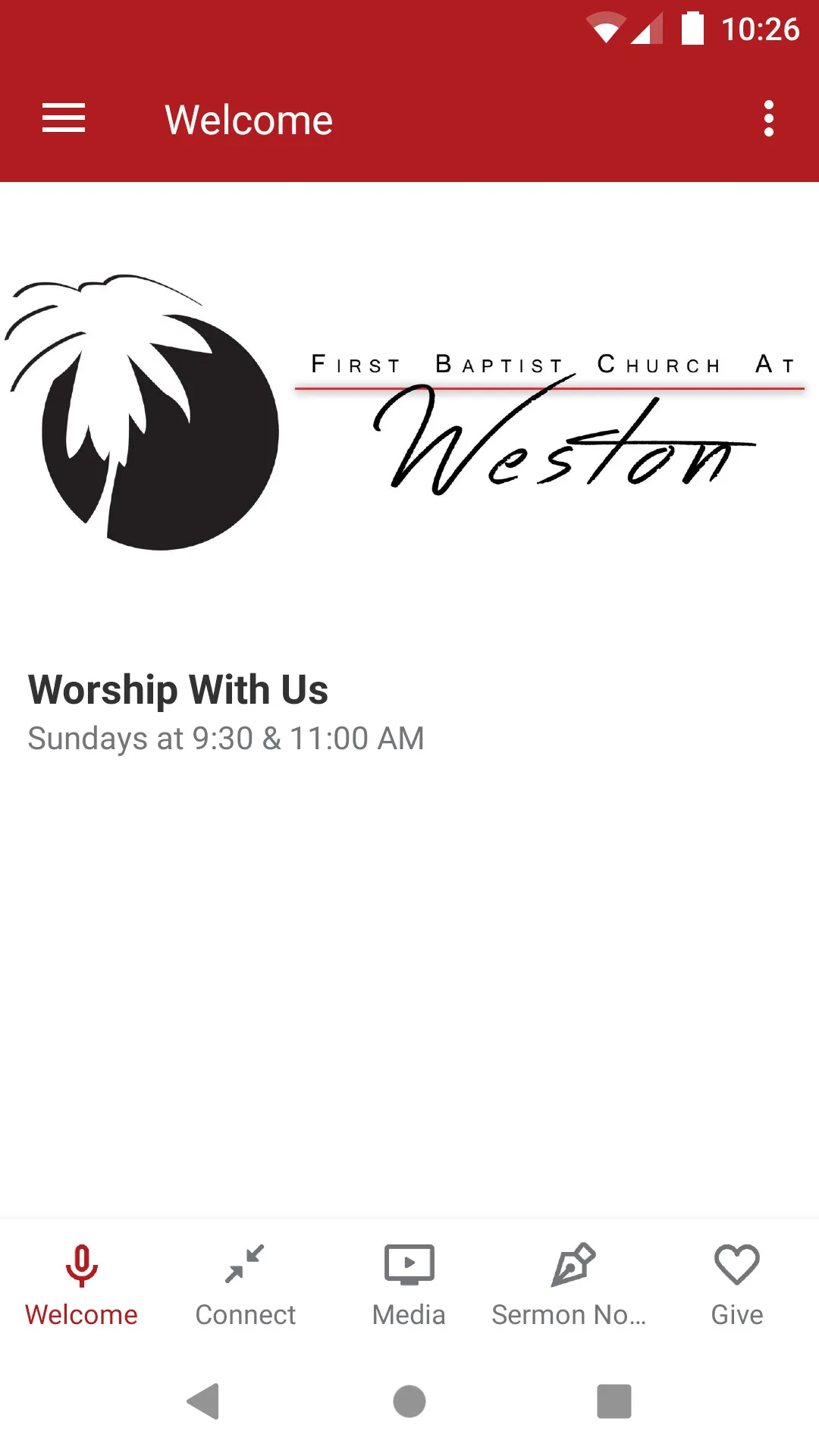 First Baptist at Weston | Indus Appstore | Screenshot