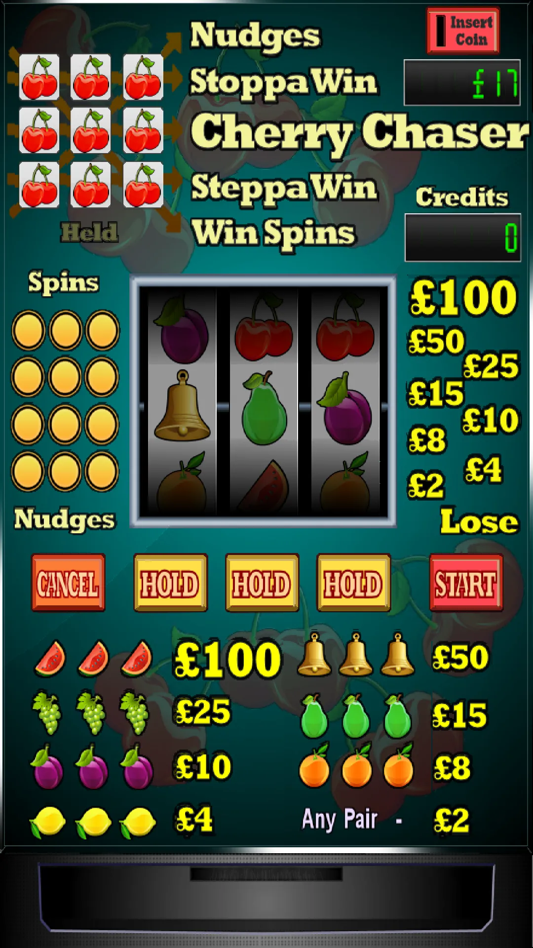 Cherry Chaser Slot Machine | Indus Appstore | Screenshot