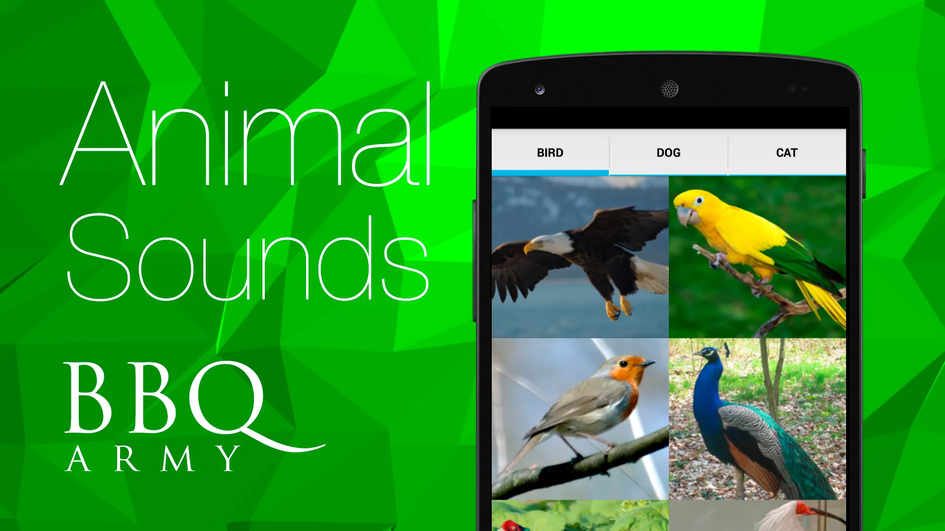 Animal Sounds (Bird,Dog,Cat) | Indus Appstore | Screenshot