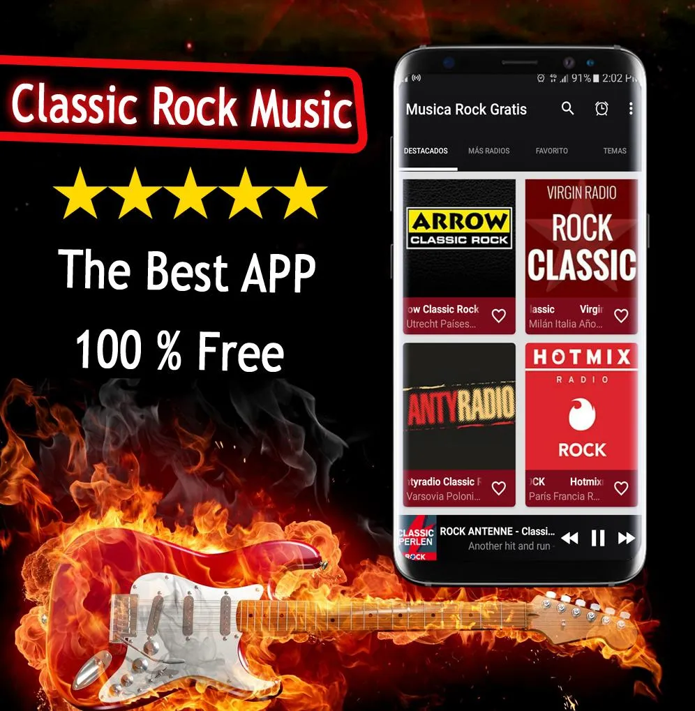 Classic Rock Music | Indus Appstore | Screenshot