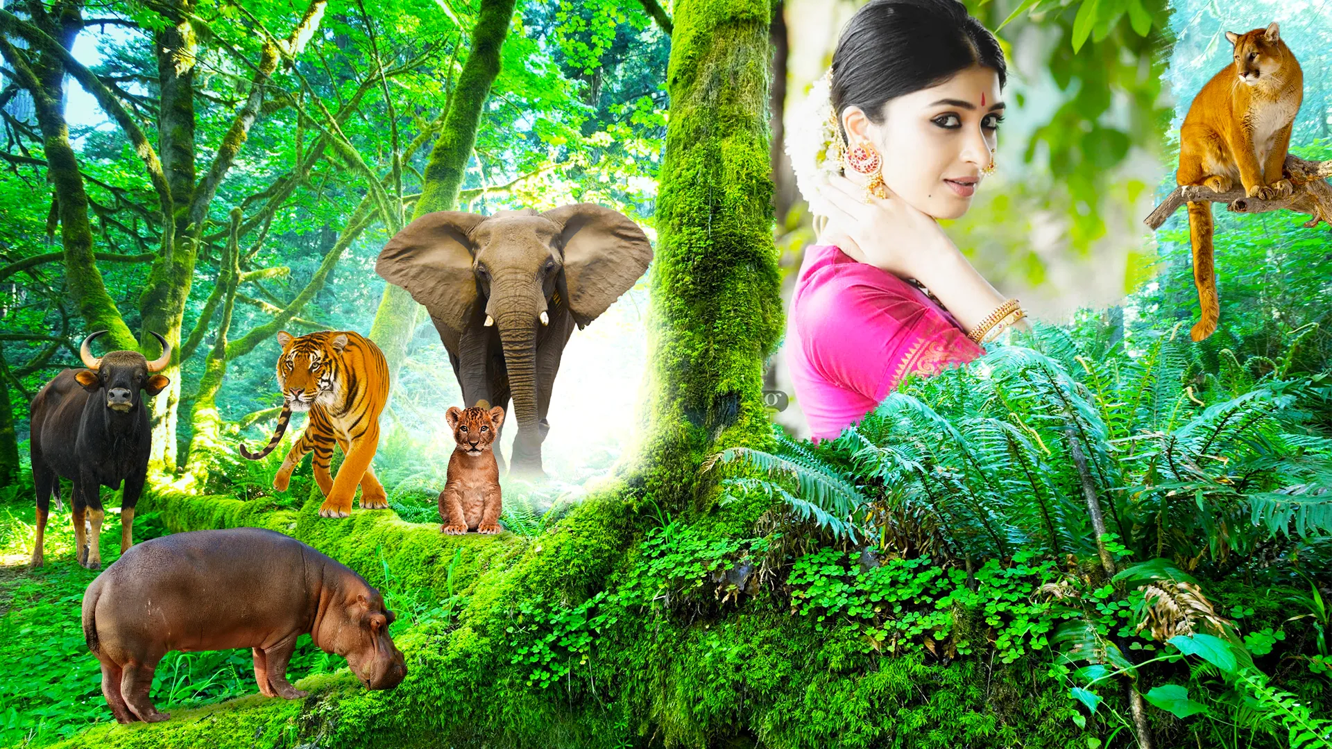 Wild Animal Lyrical Photo Edit | Indus Appstore | Screenshot