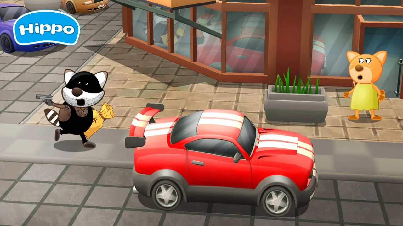 Kids’ Car Racing with Hippo | Indus Appstore | Screenshot