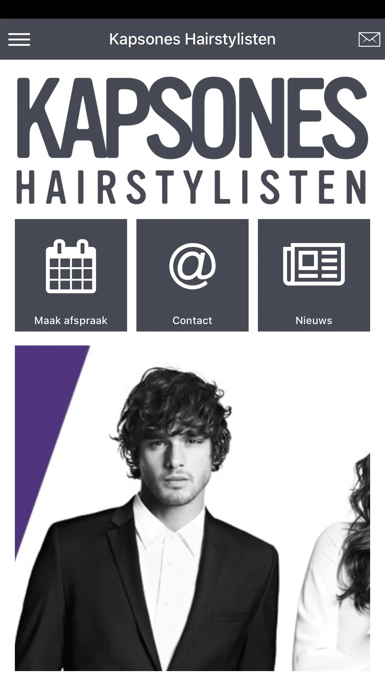 Kapsones Hairstylisten | Indus Appstore | Screenshot