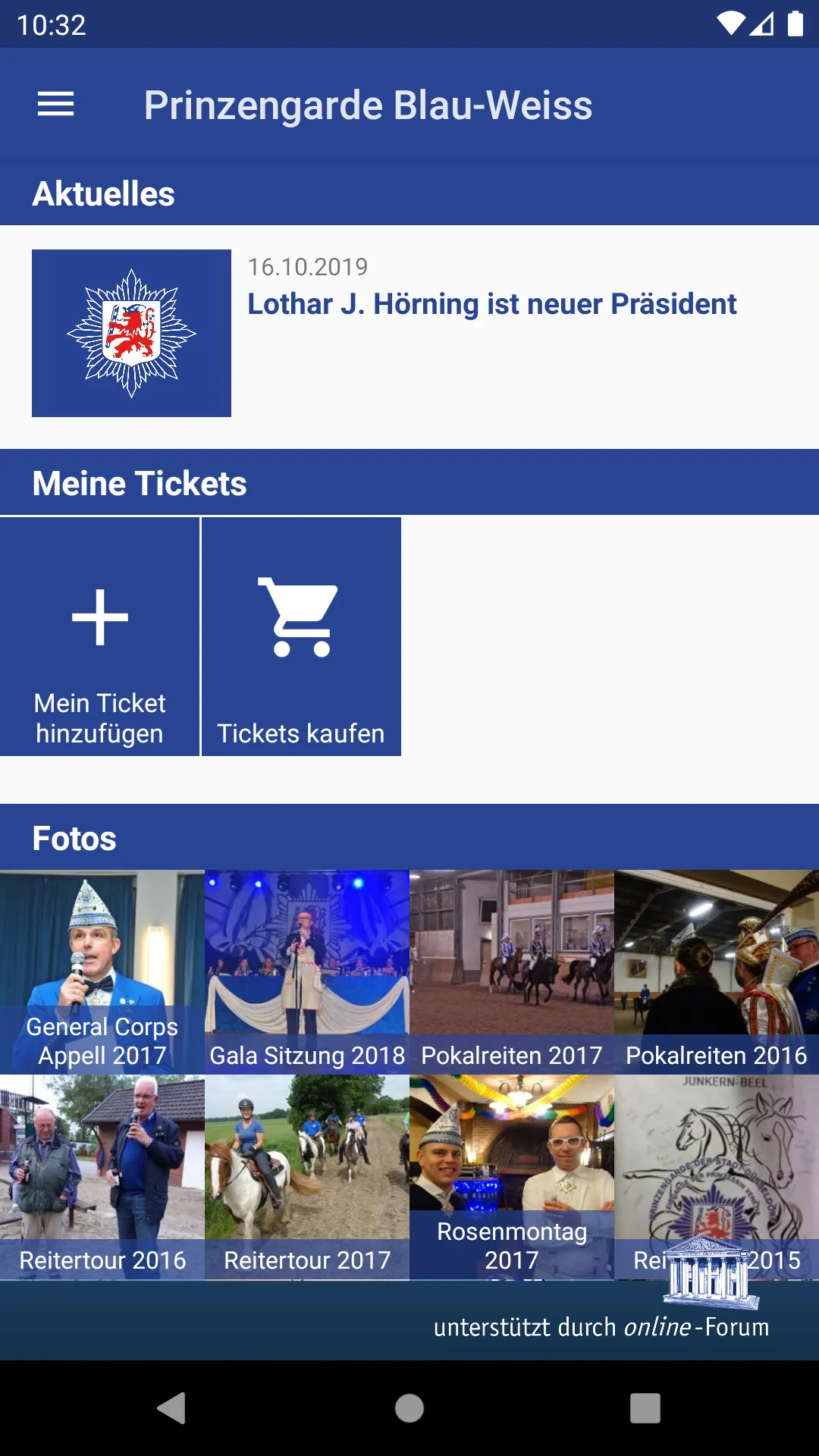 Prinzengarde Blau Weiss | Indus Appstore | Screenshot