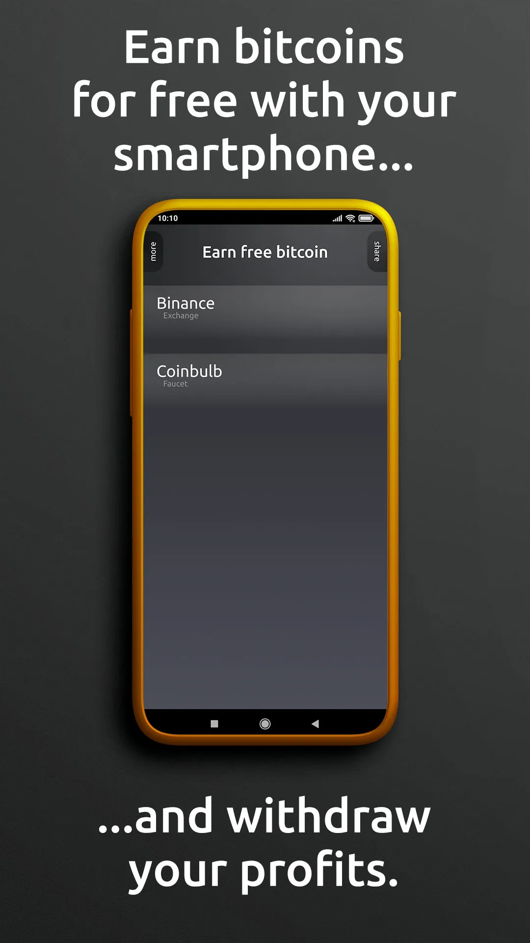 Earn Bitcoins without mining | Indus Appstore | Screenshot