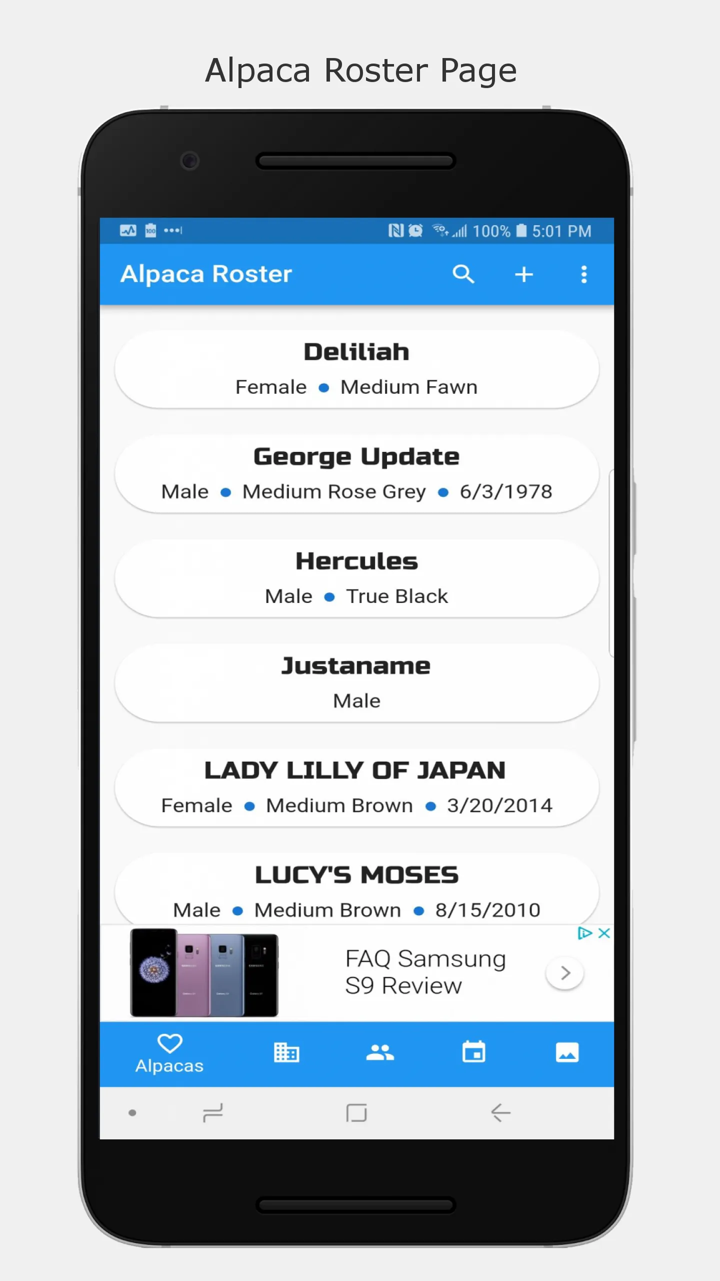 Alpaca Tracker | Indus Appstore | Screenshot