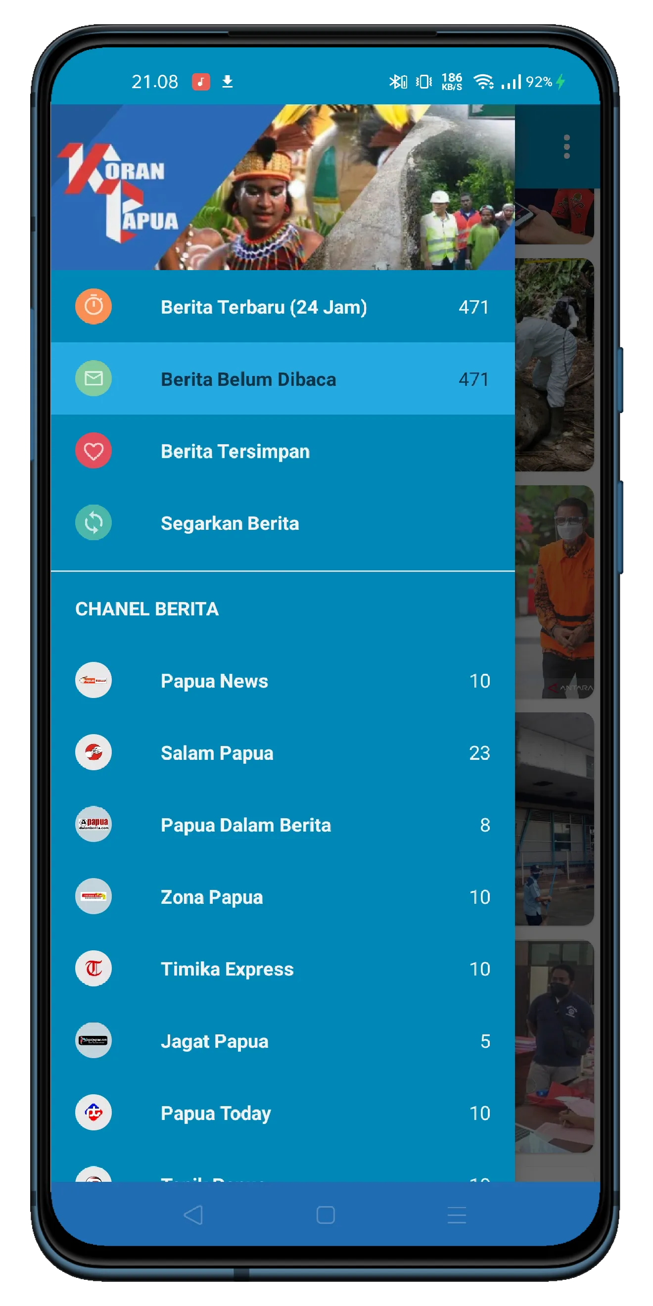 Koran Berita Papua dan Papua B | Indus Appstore | Screenshot