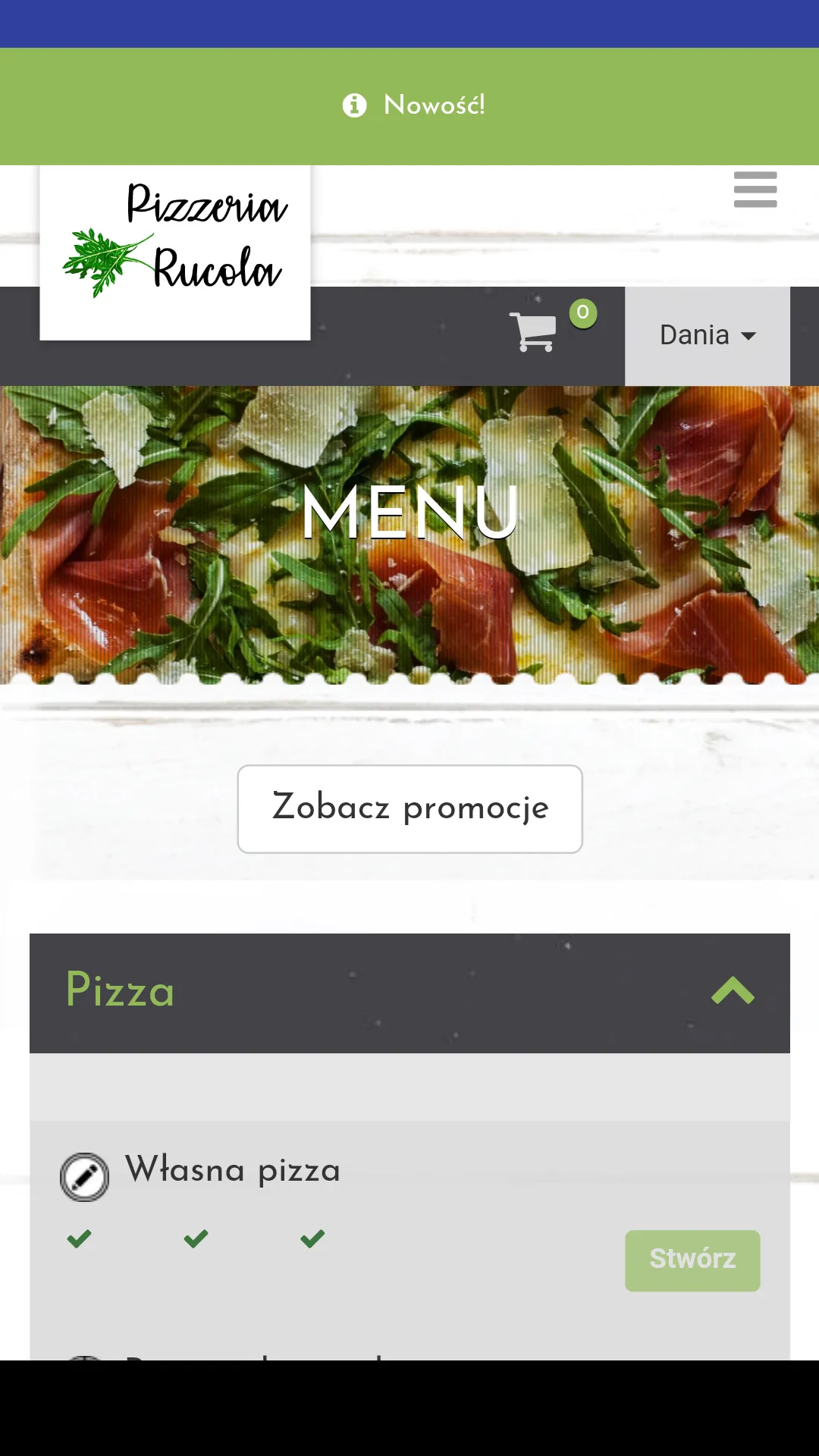 Pizzeria Rucola | Indus Appstore | Screenshot