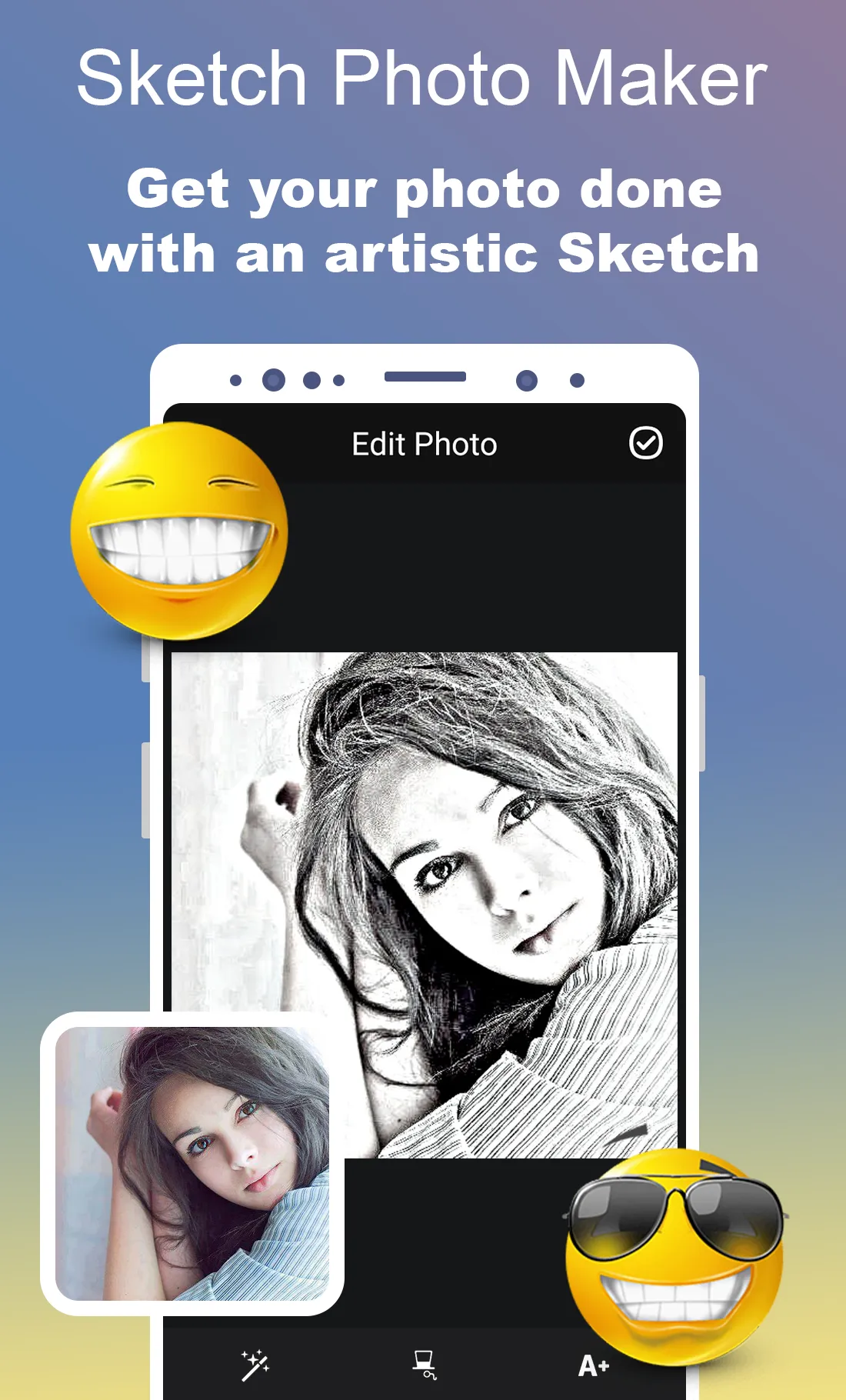 Sketch Maker - Pencil Sketch | Indus Appstore | Screenshot