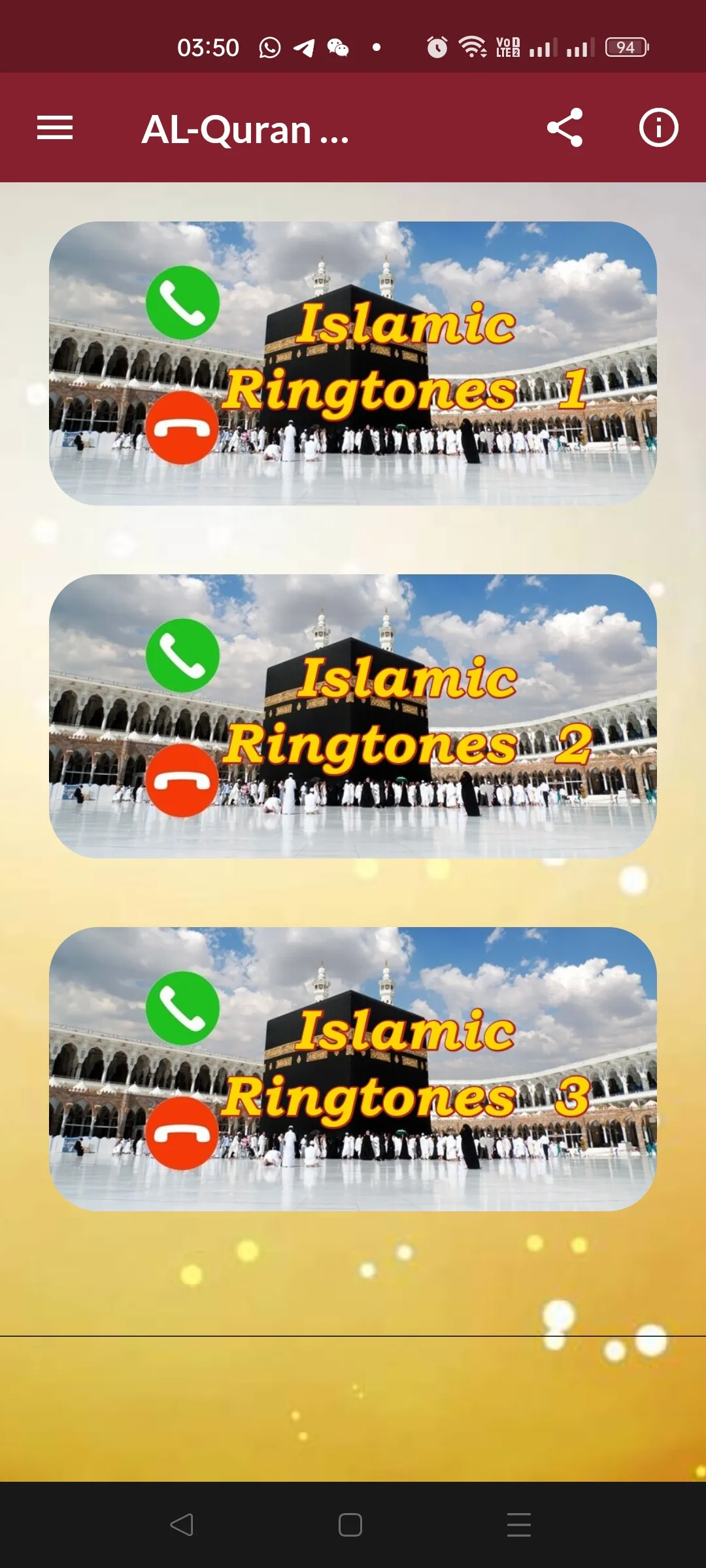 AL-Quran Ringtones | Indus Appstore | Screenshot