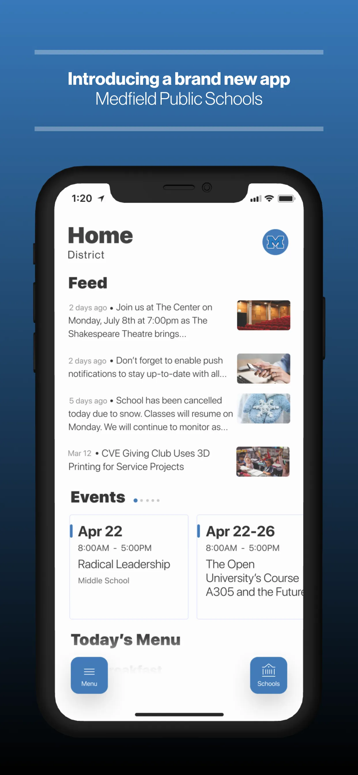 Medfield Public Schools, MA | Indus Appstore | Screenshot