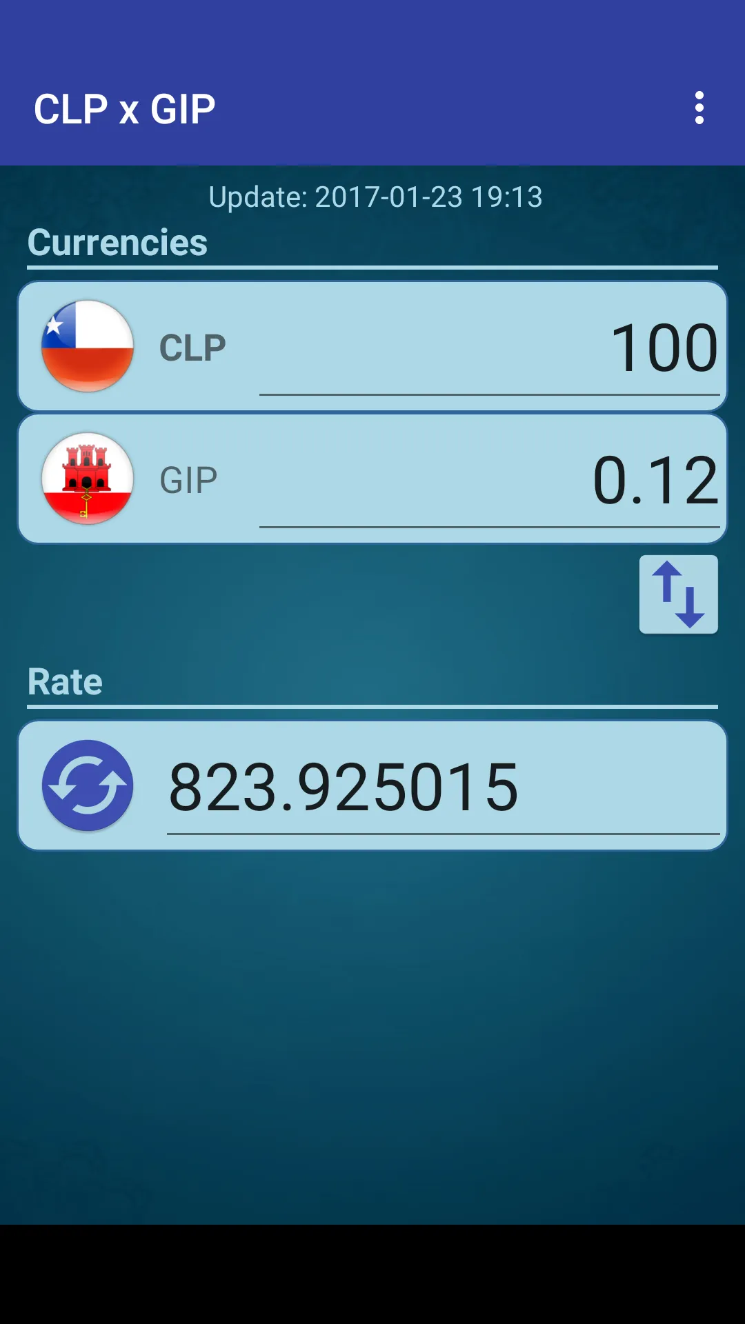 Chile Peso x Gibraltar Pound | Indus Appstore | Screenshot