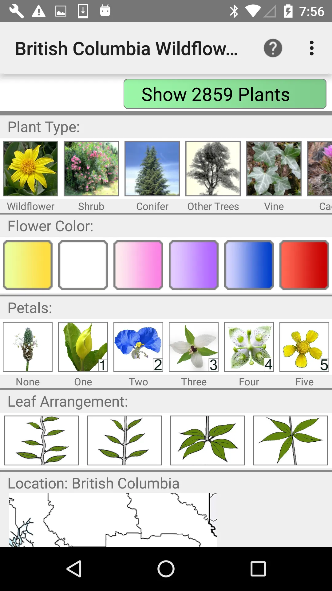 BC Wildflowers | Indus Appstore | Screenshot