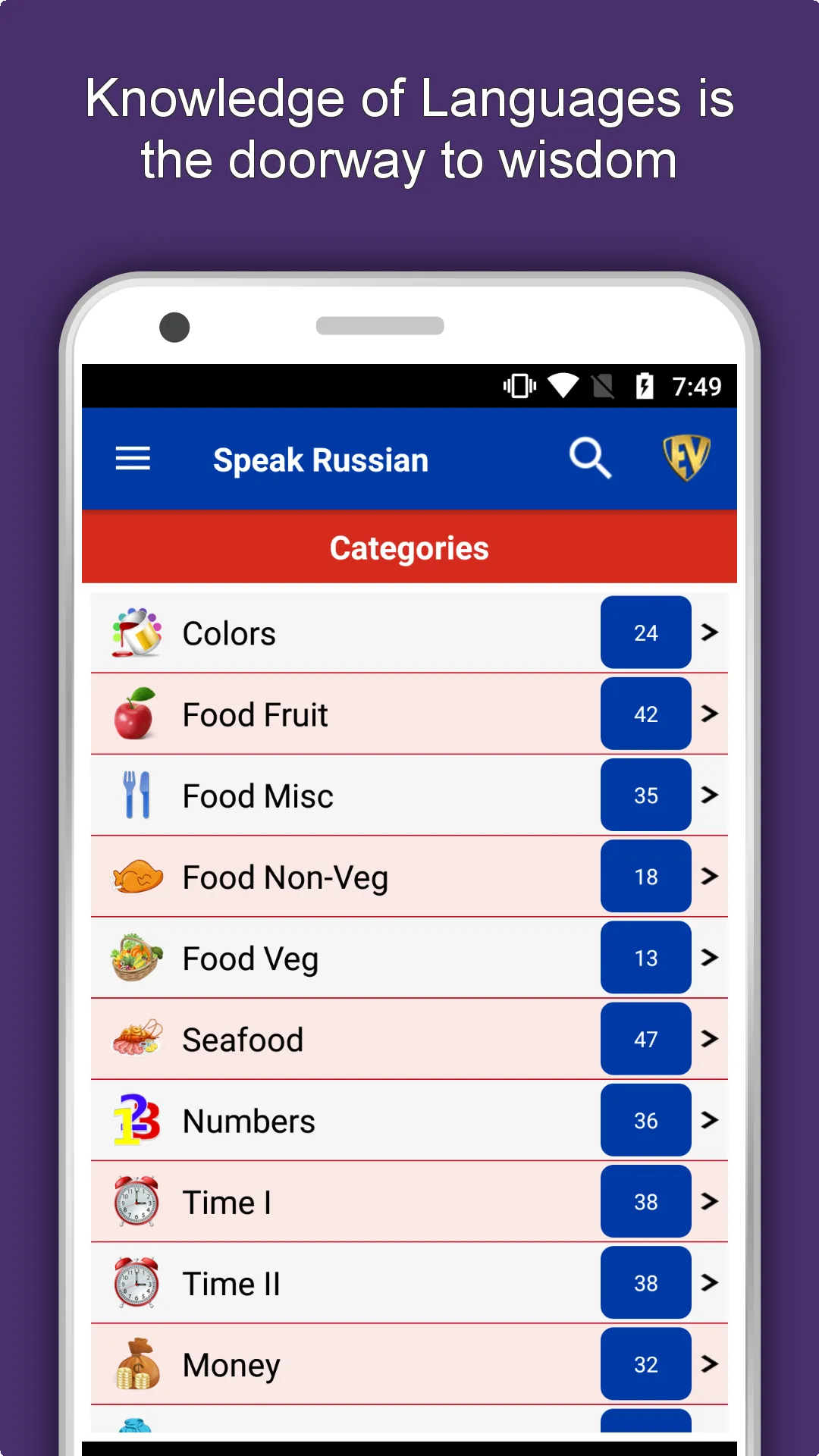 Learn Russian Language Offline | Indus Appstore | Screenshot