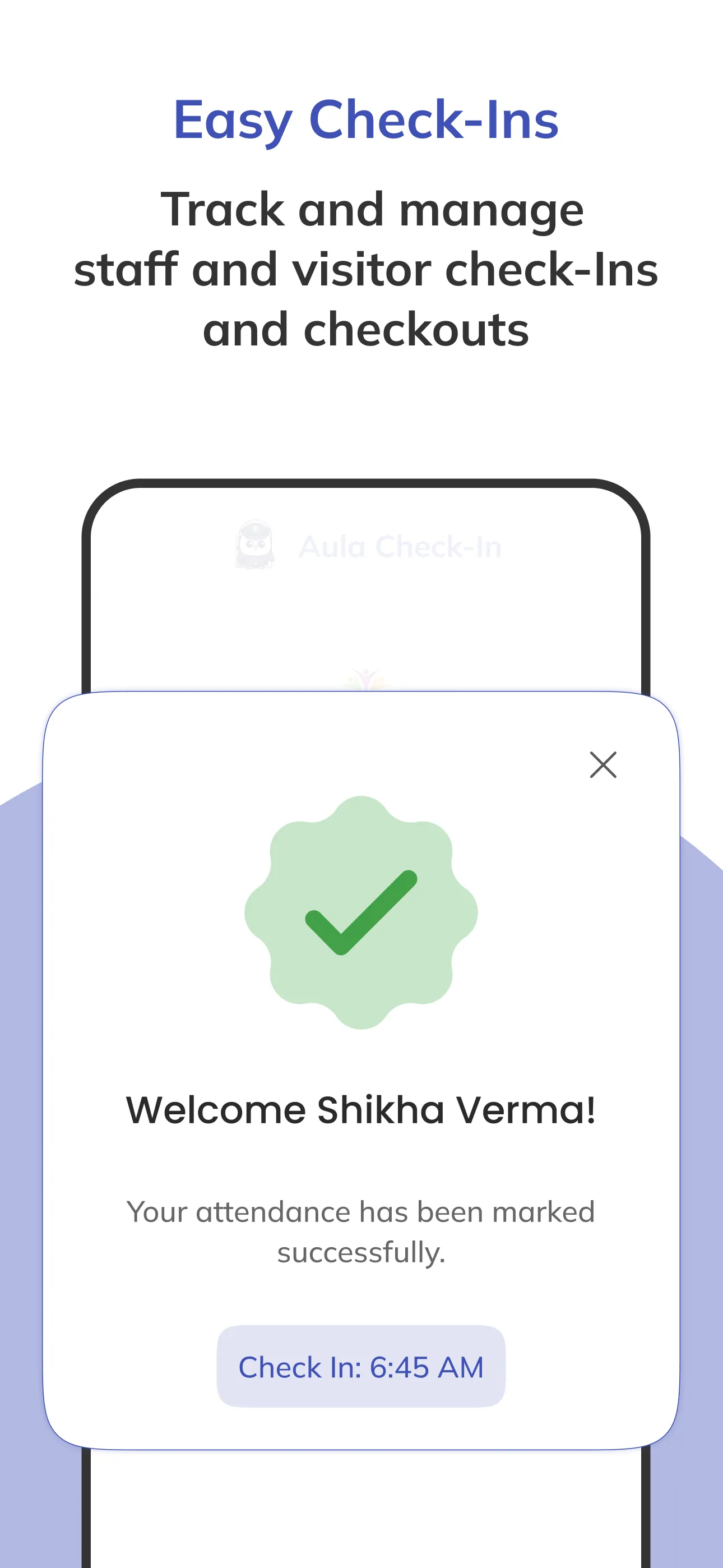 Aula CheckIn | Indus Appstore | Screenshot