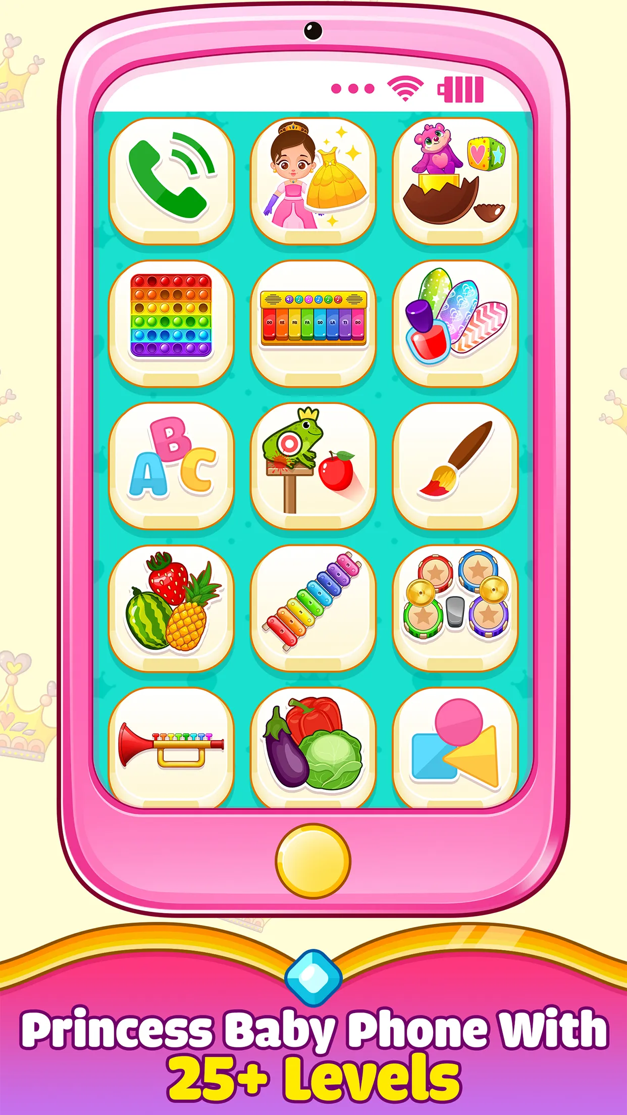 Princess Baby Phone Game | Indus Appstore | Screenshot