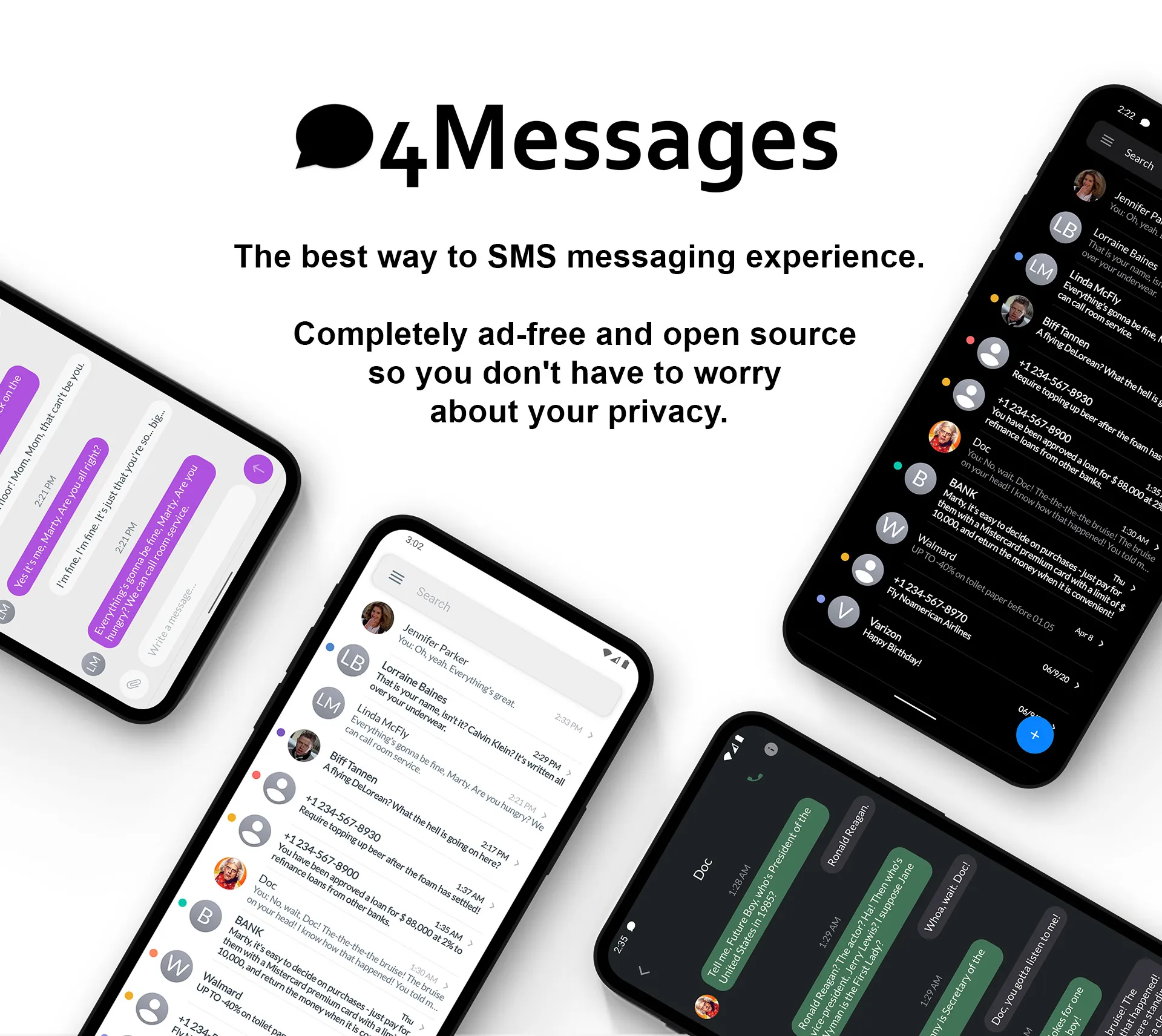 4Messages - SMS manager. | Indus Appstore | Screenshot