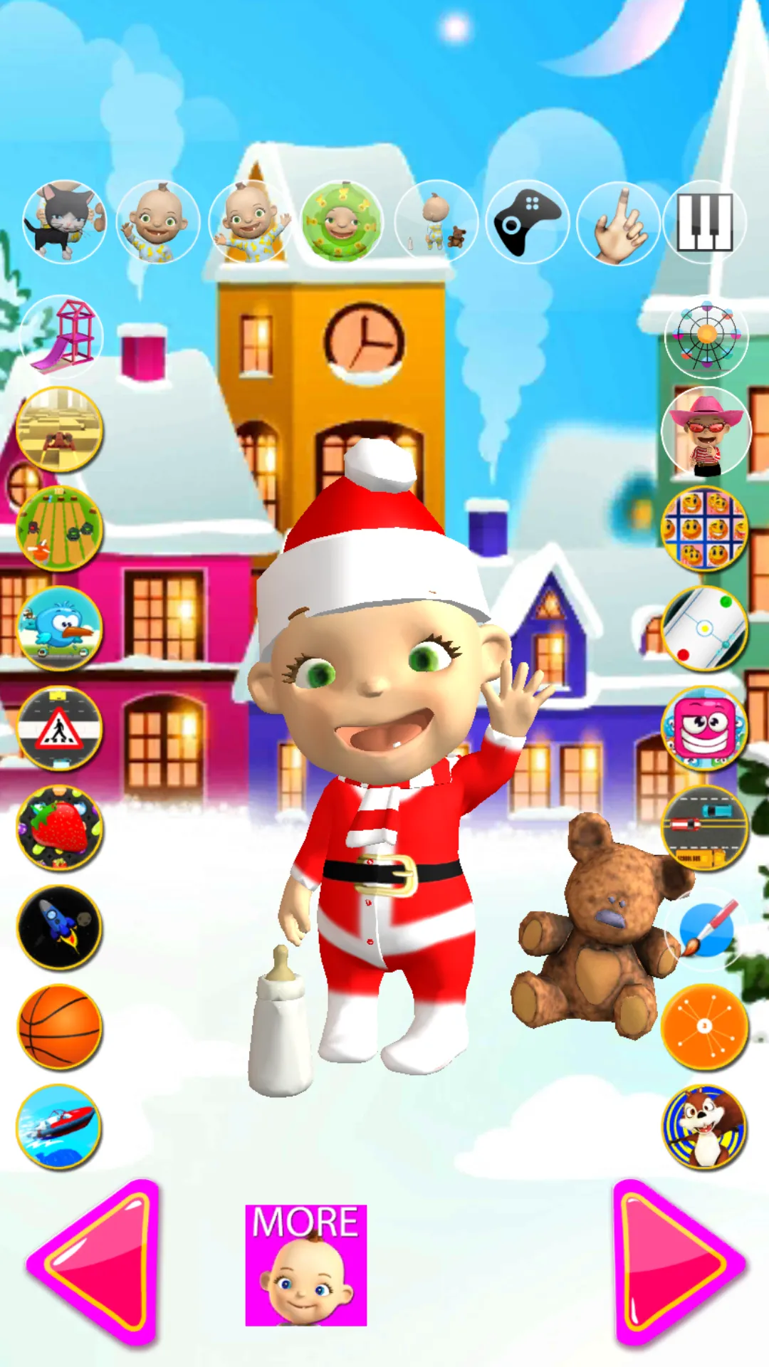 Talking Babsy Baby Xmas Games | Indus Appstore | Screenshot