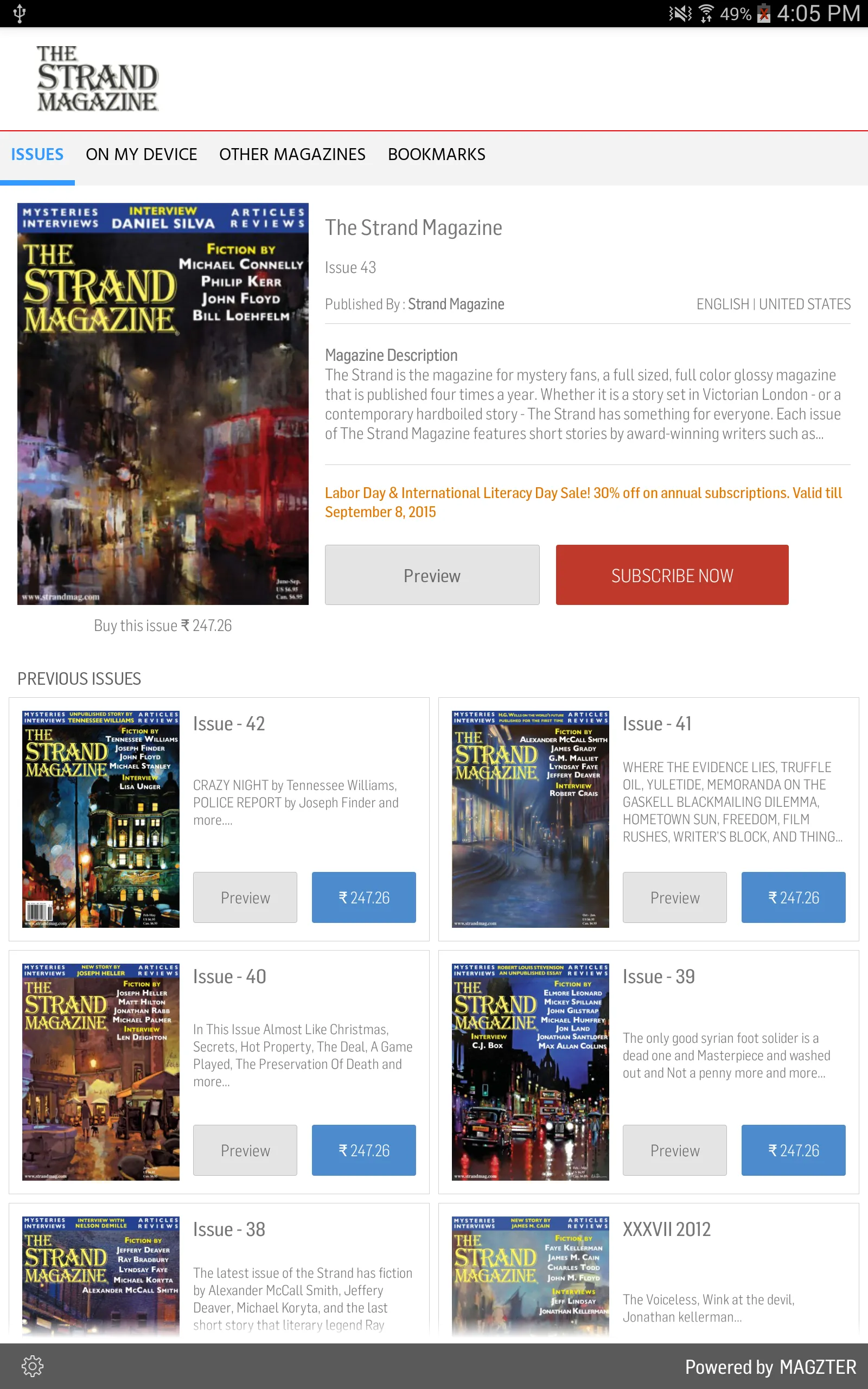 The Strand Magazine | Indus Appstore | Screenshot