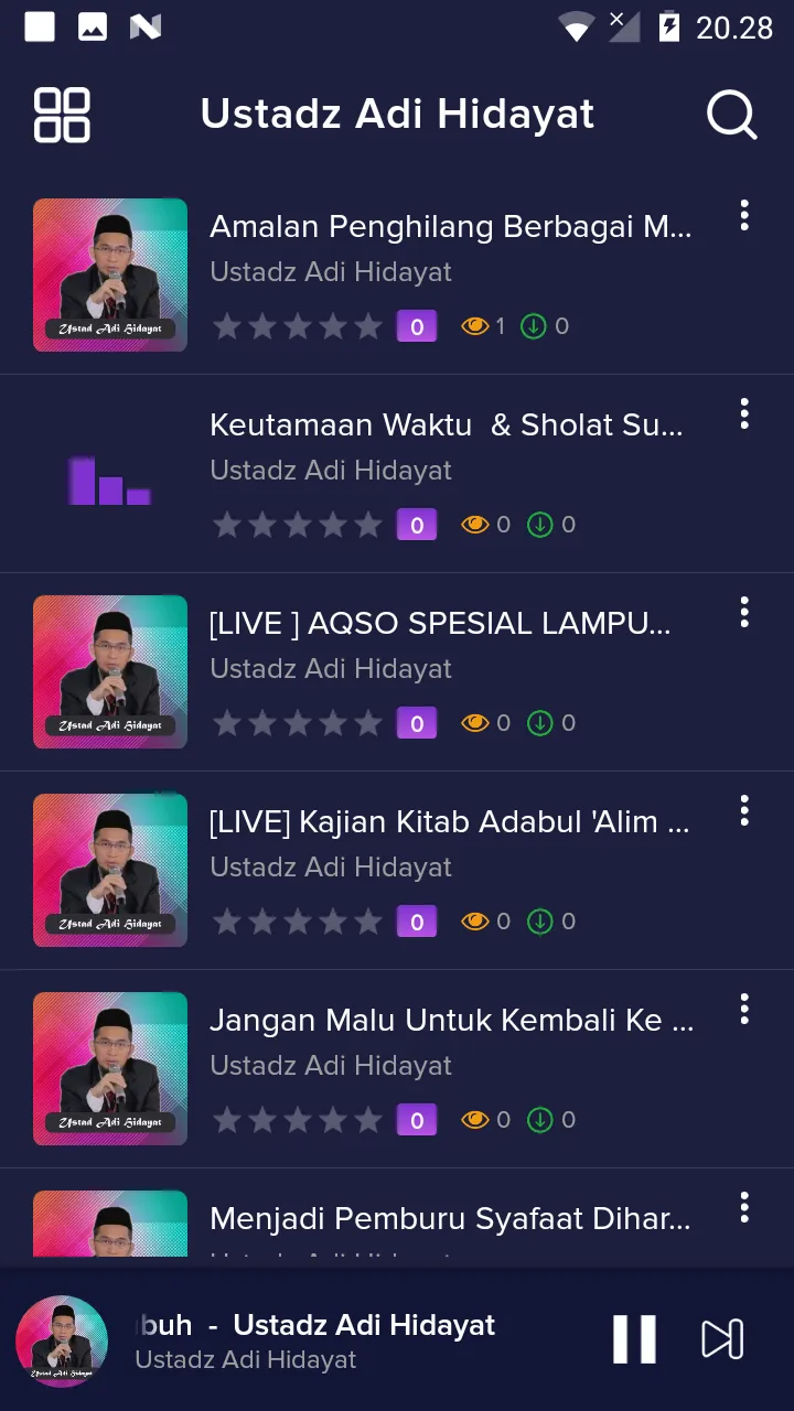 Ceramah Ustadz Adi Hidayat | Indus Appstore | Screenshot