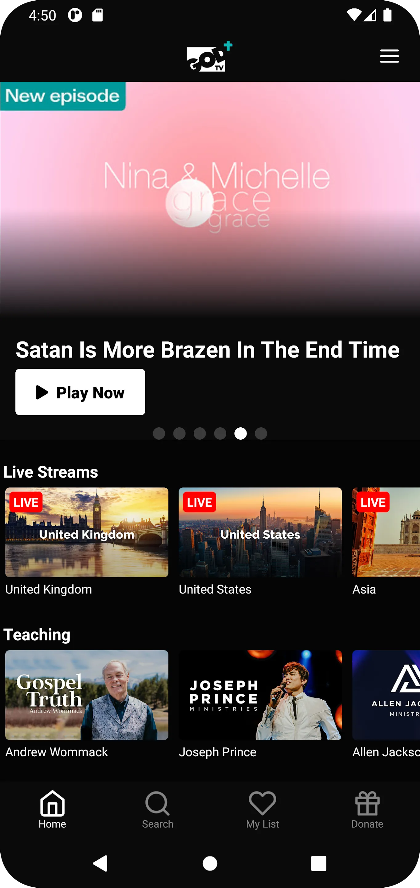 GOD TV | Indus Appstore | Screenshot