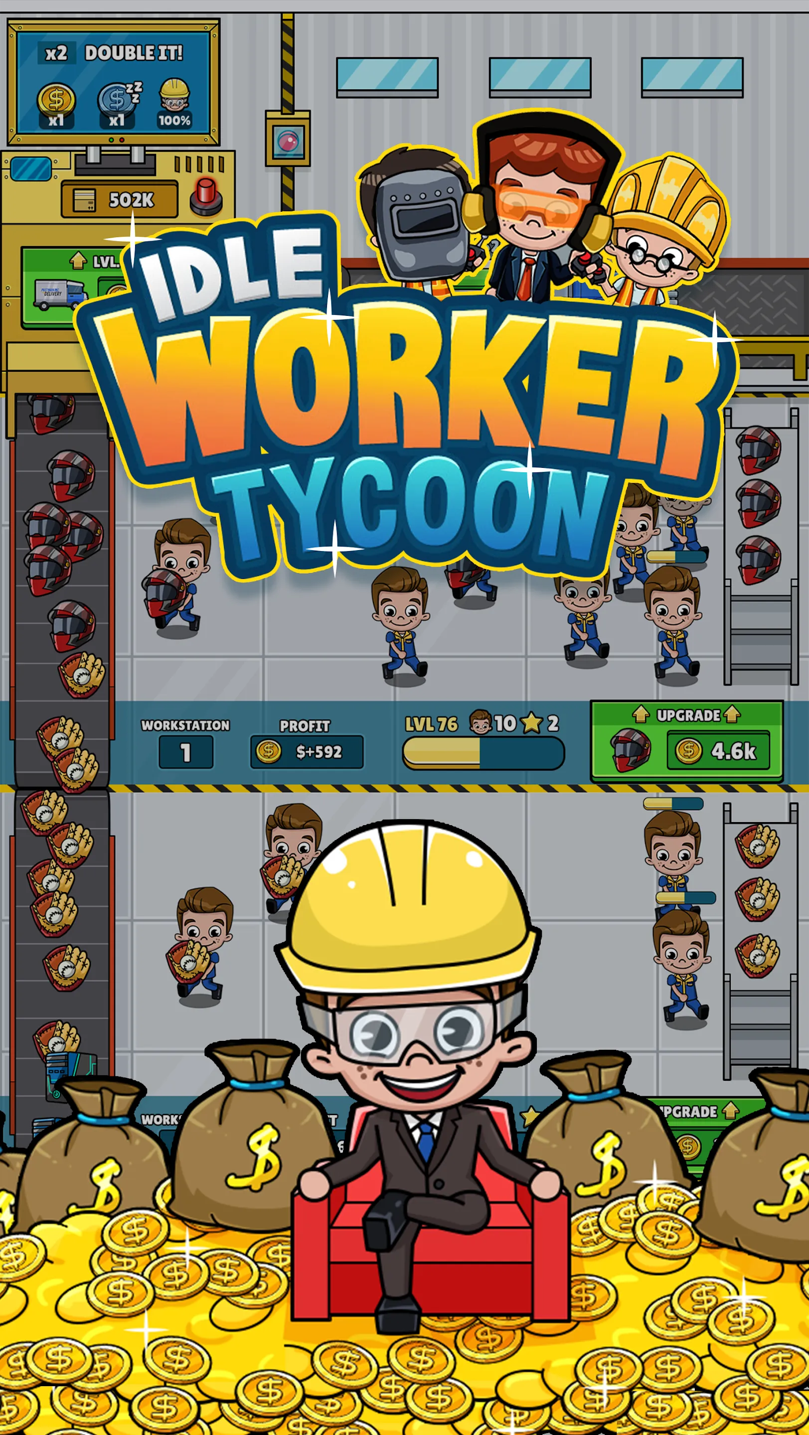 Idle Worker Manager - Incremen | Indus Appstore | Screenshot