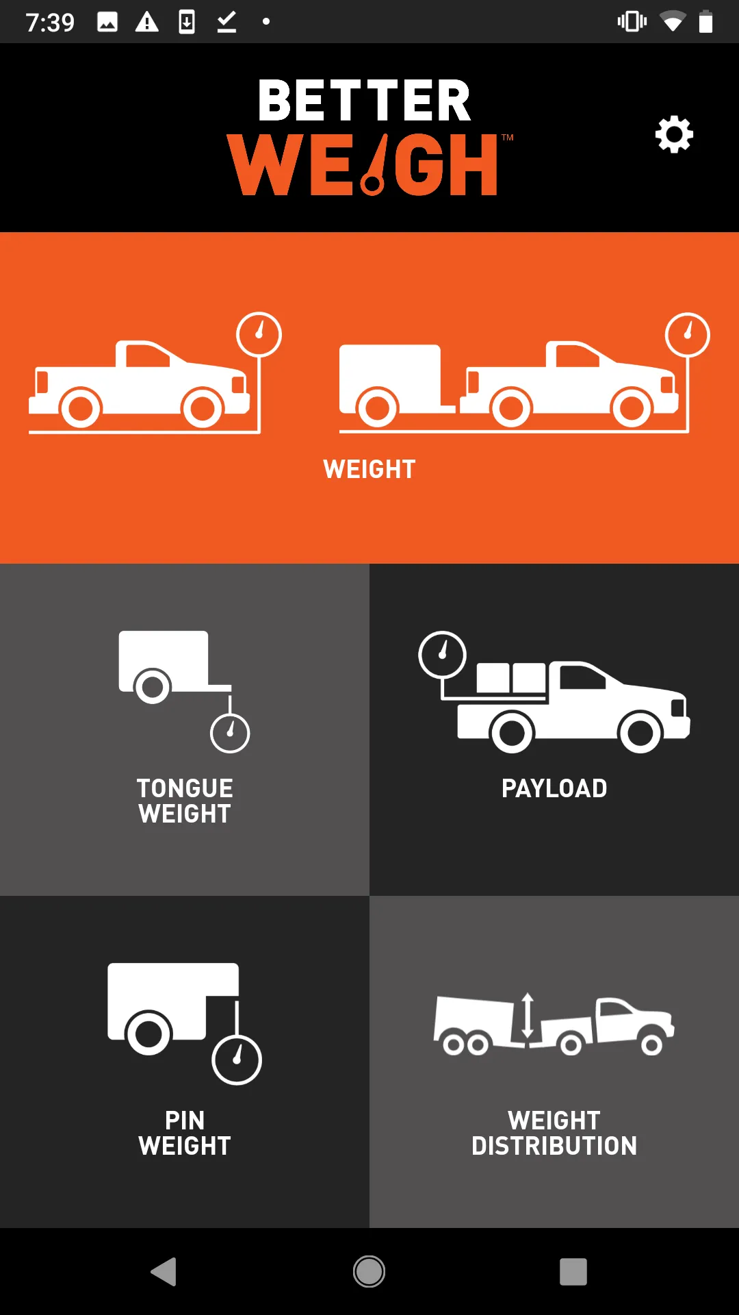 BetterWeigh Towing Scale | Indus Appstore | Screenshot