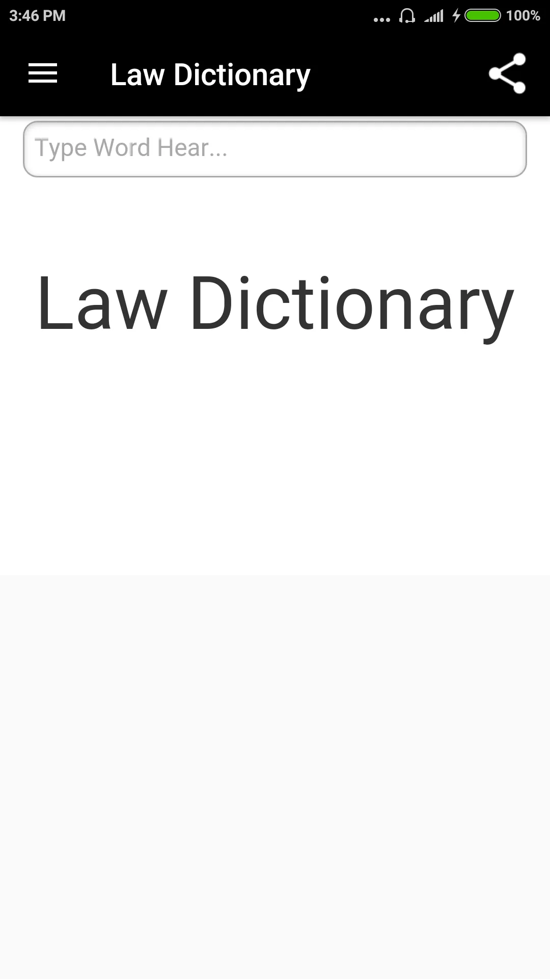 Law Dictionary | Indus Appstore | Screenshot