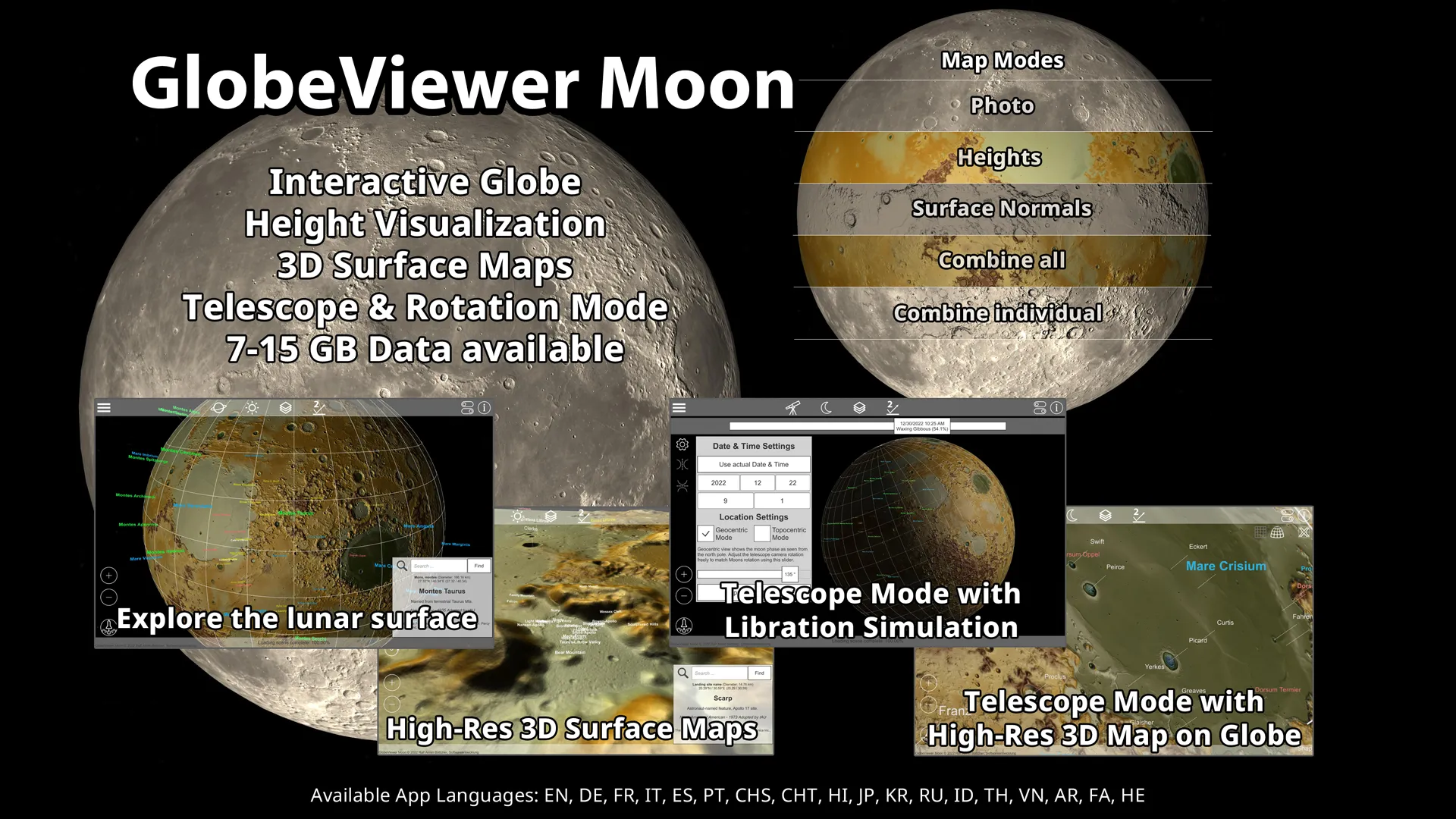 GlobeViewer Moon | Indus Appstore | Screenshot