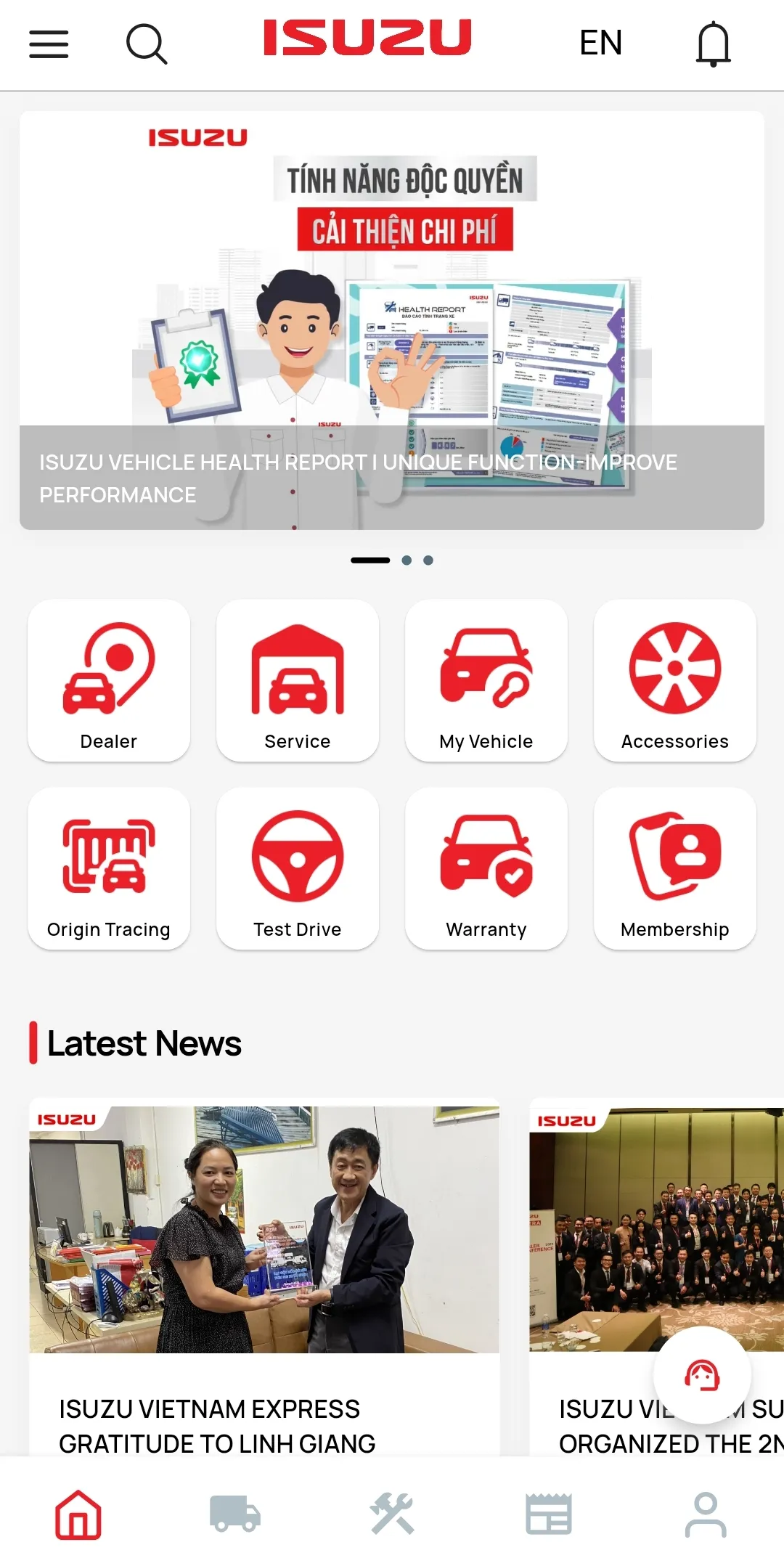 ISUZU CARE | Indus Appstore | Screenshot