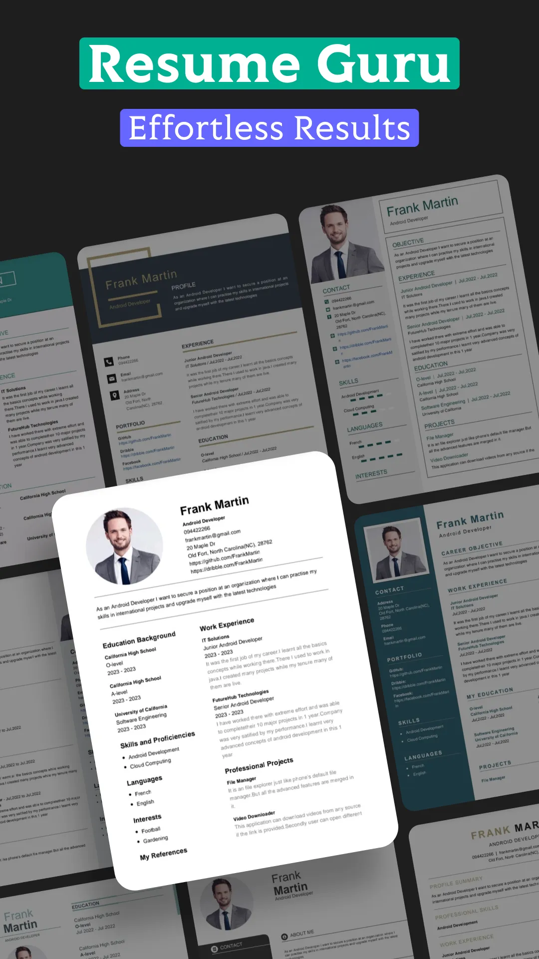 Resume Guru - Resume Builder | Indus Appstore | Screenshot