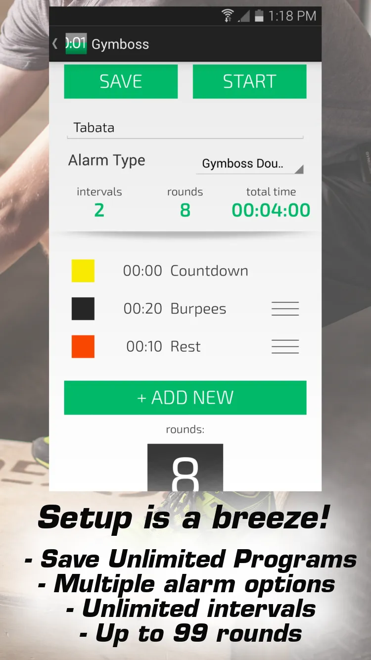 Gymboss Interval Timer | Indus Appstore | Screenshot