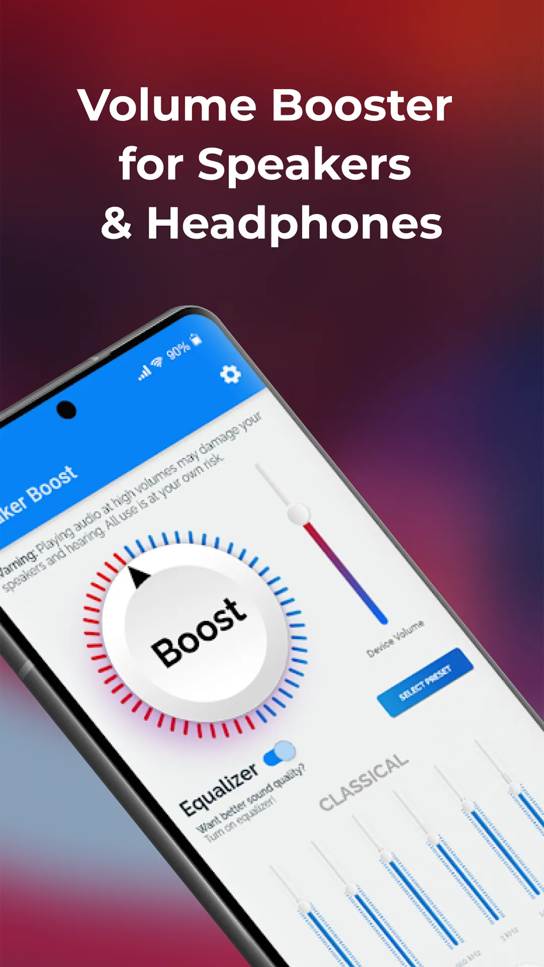 Sound Booster・Increase Volume | Indus Appstore | Screenshot