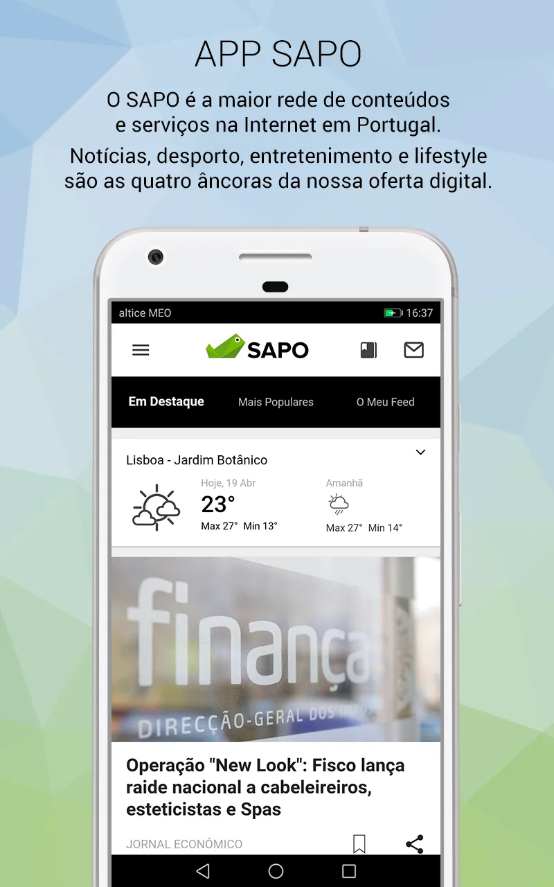 SAPO | Indus Appstore | Screenshot