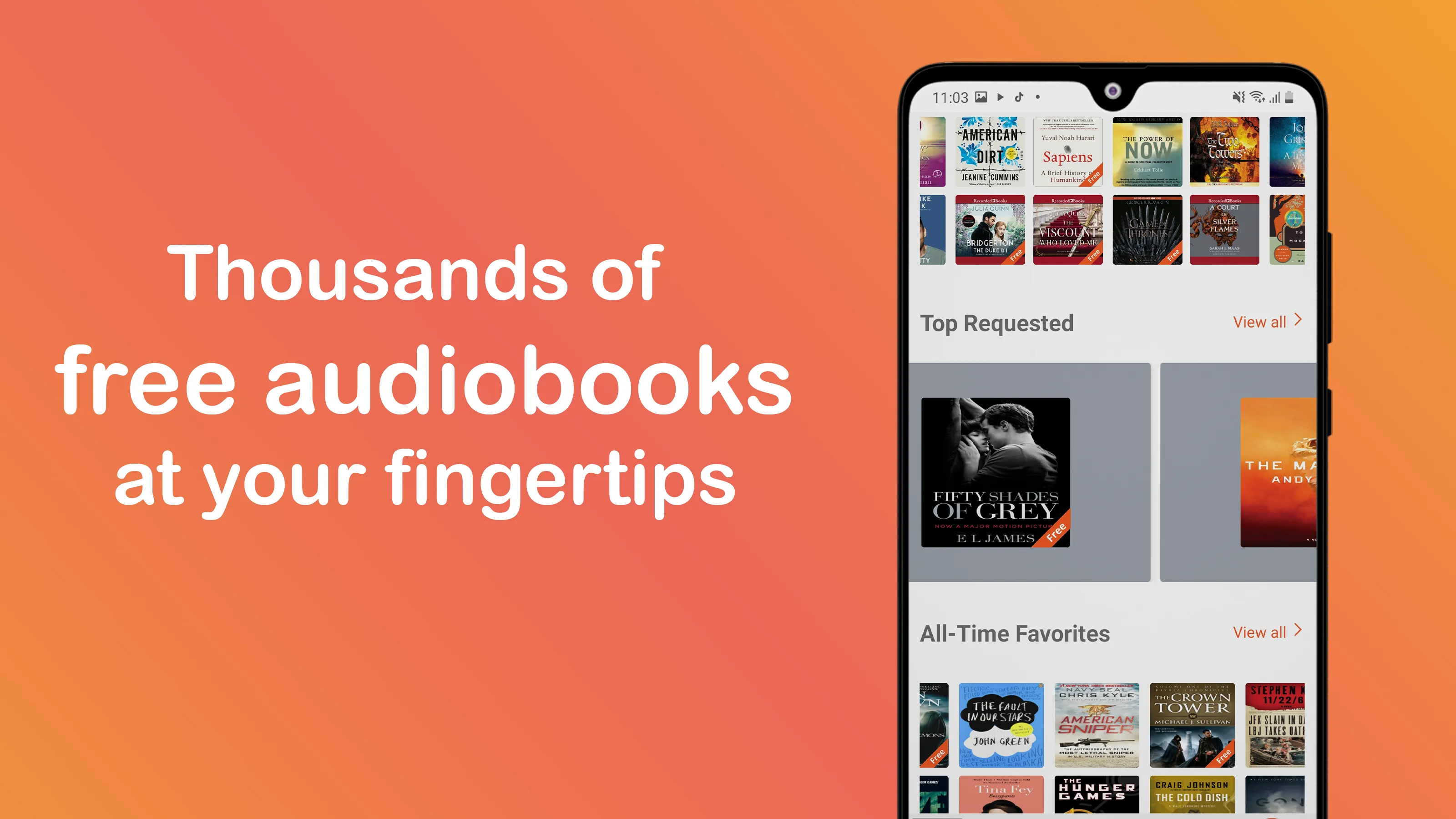 AudioBooks HD - Audio Books | Indus Appstore | Screenshot