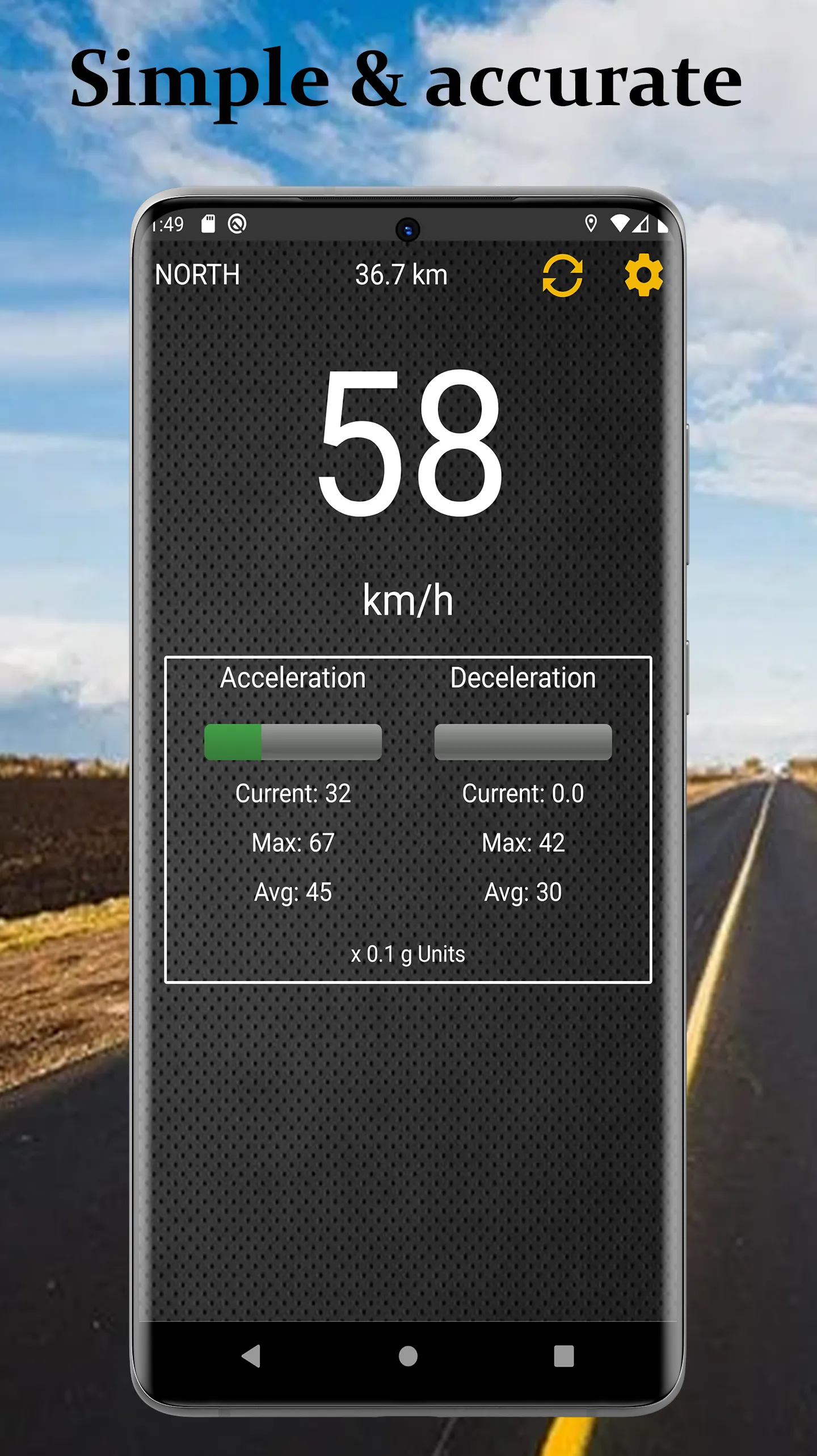 Speedometer and G-Force meter | Indus Appstore | Screenshot