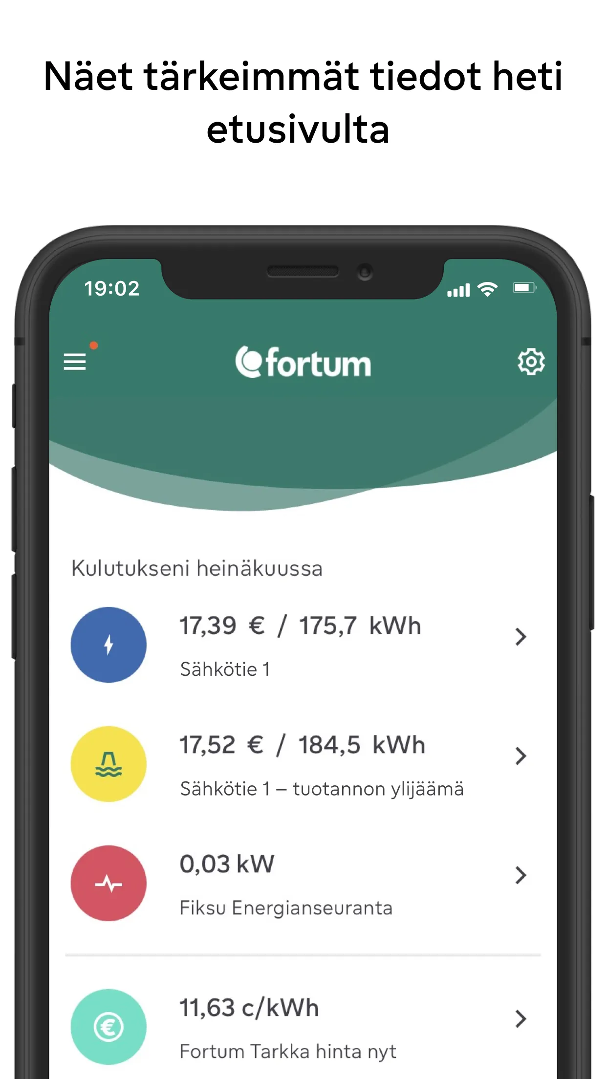 Oma Fortum | Indus Appstore | Screenshot