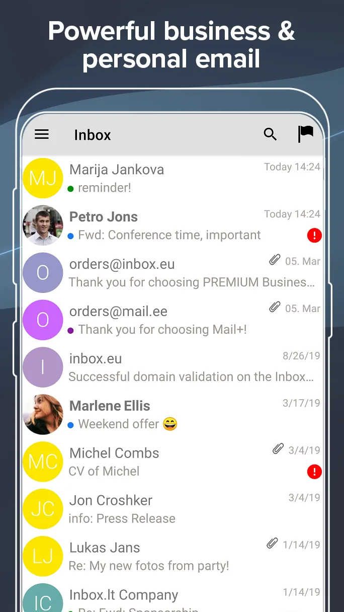 Inbox.eu - business email | Indus Appstore | Screenshot